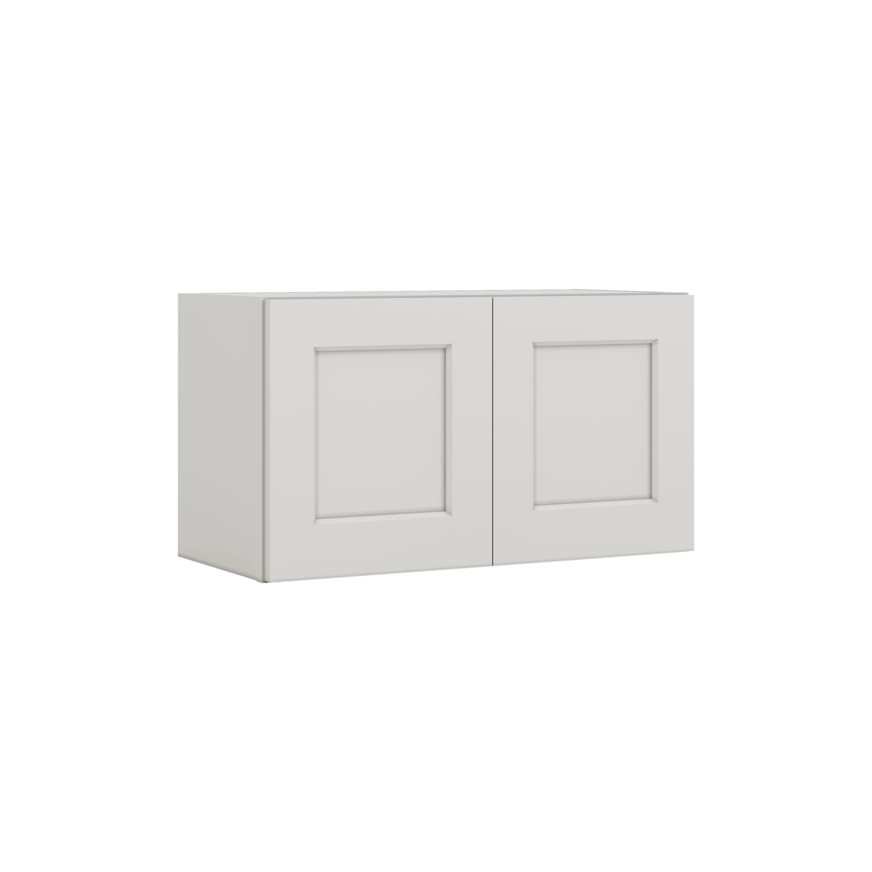 15" Tall 2WS White Shaker Stackable Cabinet - Double Door 24", 27", 30", 33" & 36" Wide - Image 3