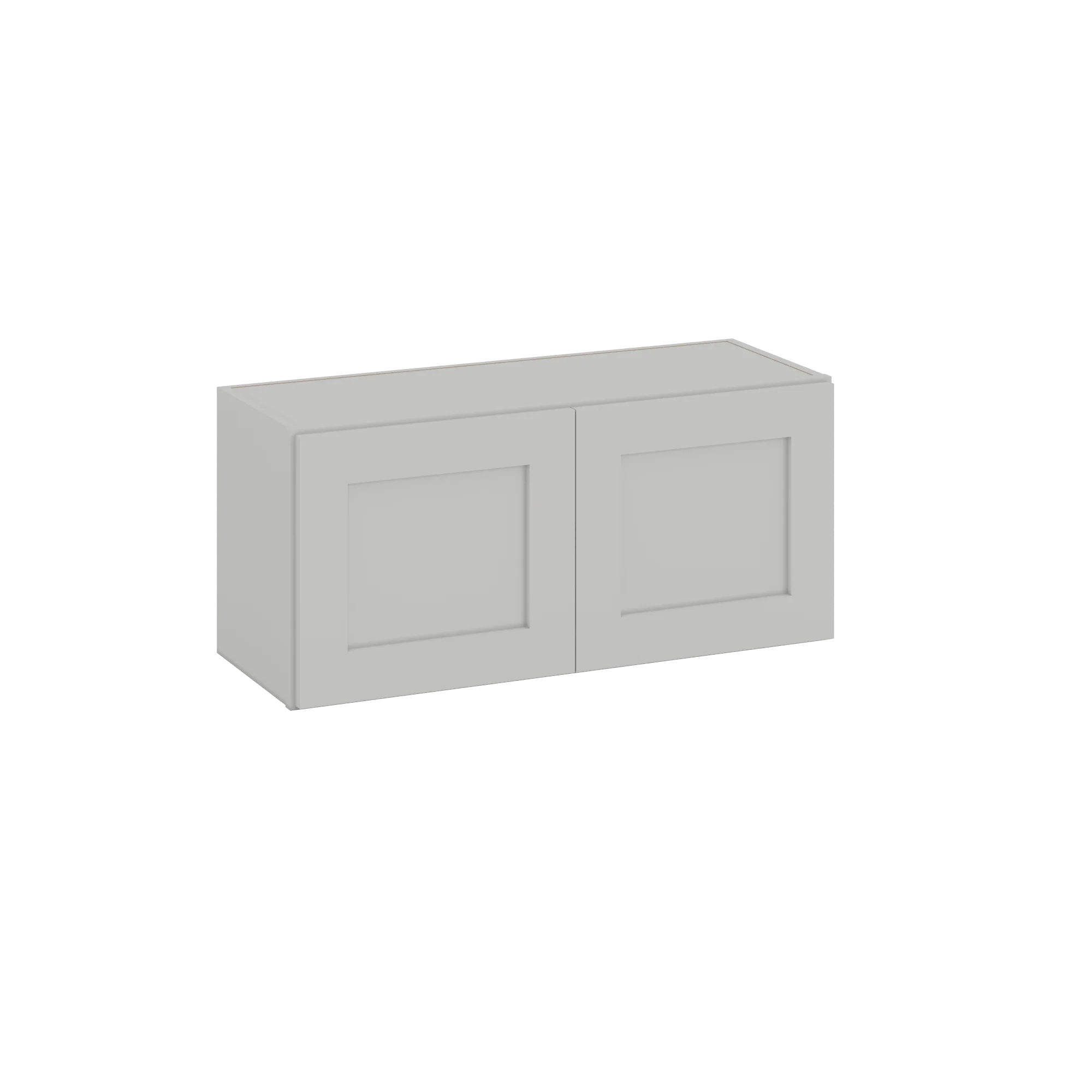 15" Tall | 30", 33" and 36" Width | Wall Cabinet with Double Doors | RTA Unassembled | Northpoint Polar White Full Overlay - Image 3