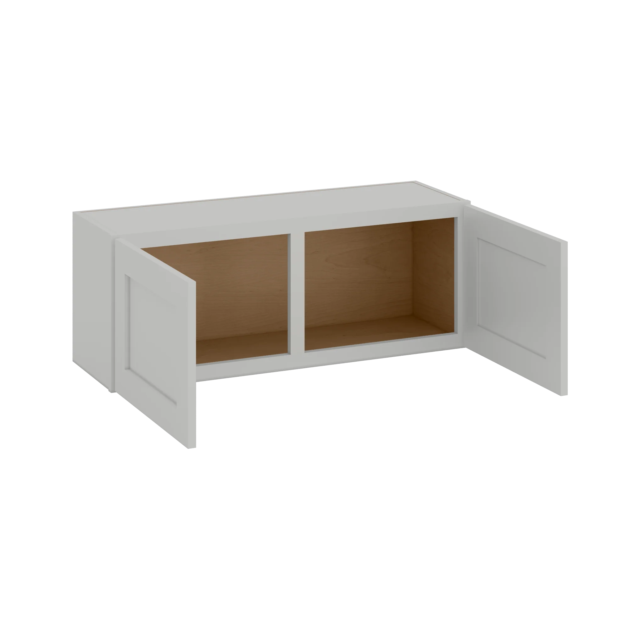15" Tall | 30", 33" and 36" Width | Wall Cabinet with Double Doors | RTA Unassembled | Northpoint Polar White Full Overlay - Image 8