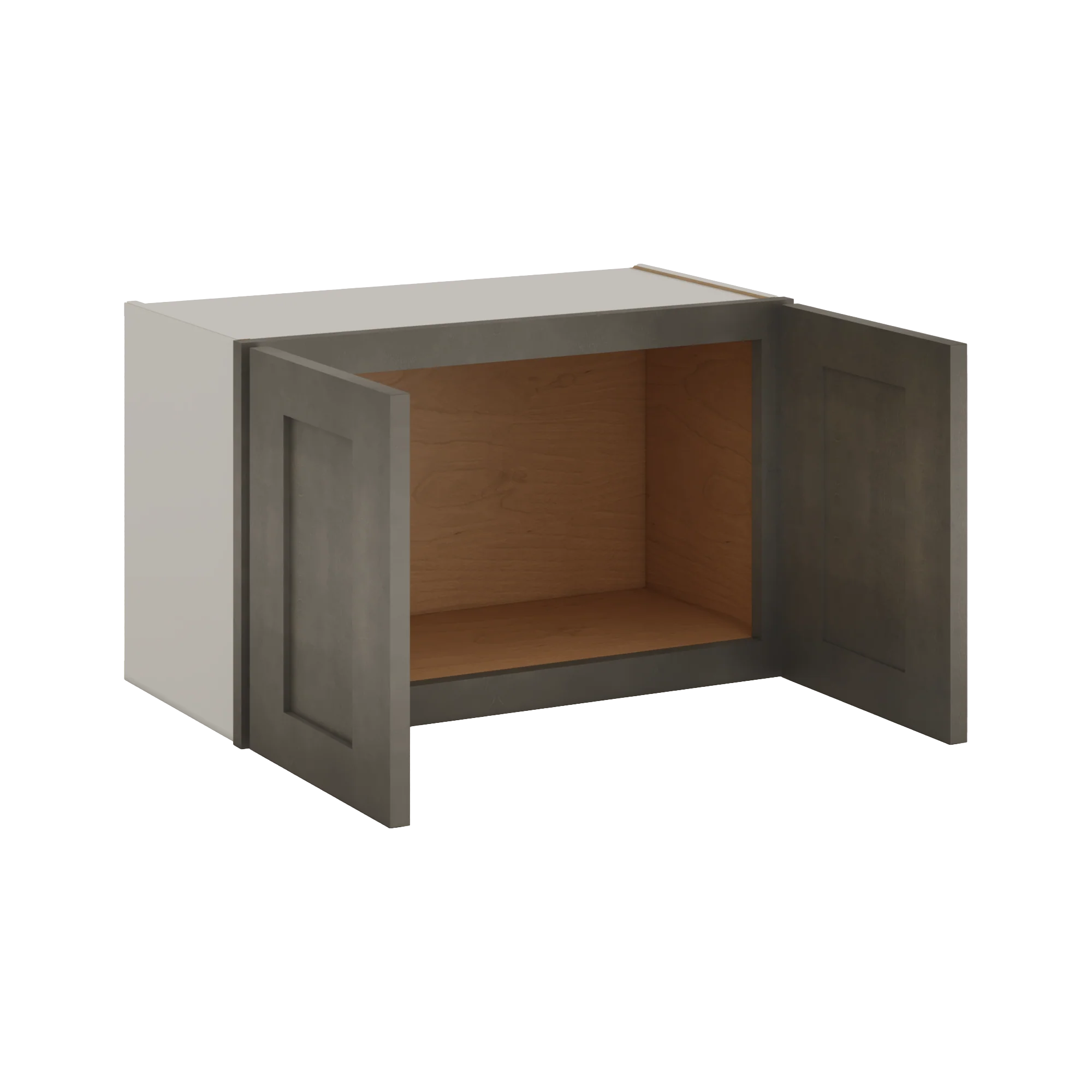 15" Tall Huntington Cinder Double Shaker Stackable Cabinet - Double Door 24", 27", 30", 33" & 36" Wide - Image 2