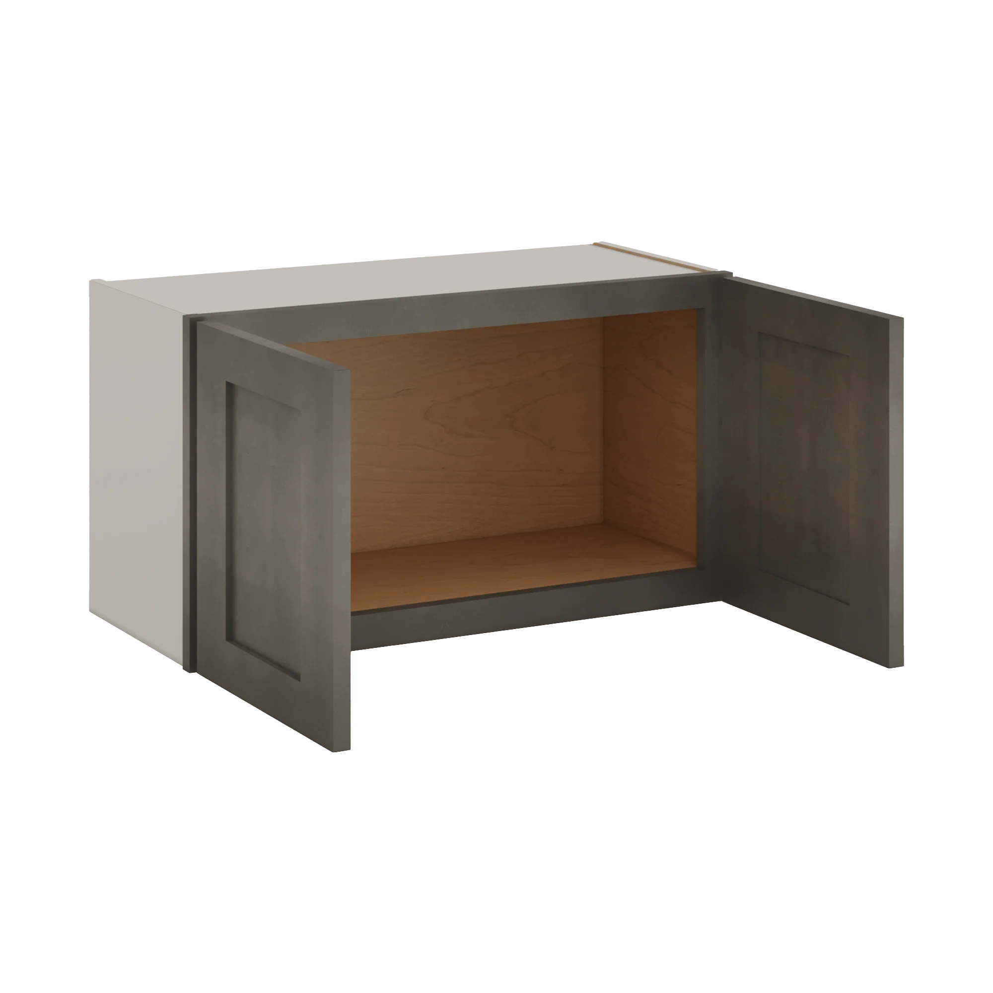 15" Tall Huntington Cinder Double Shaker Stackable Cabinet - Double Door 24", 27", 30", 33" & 36" Wide - Image 4