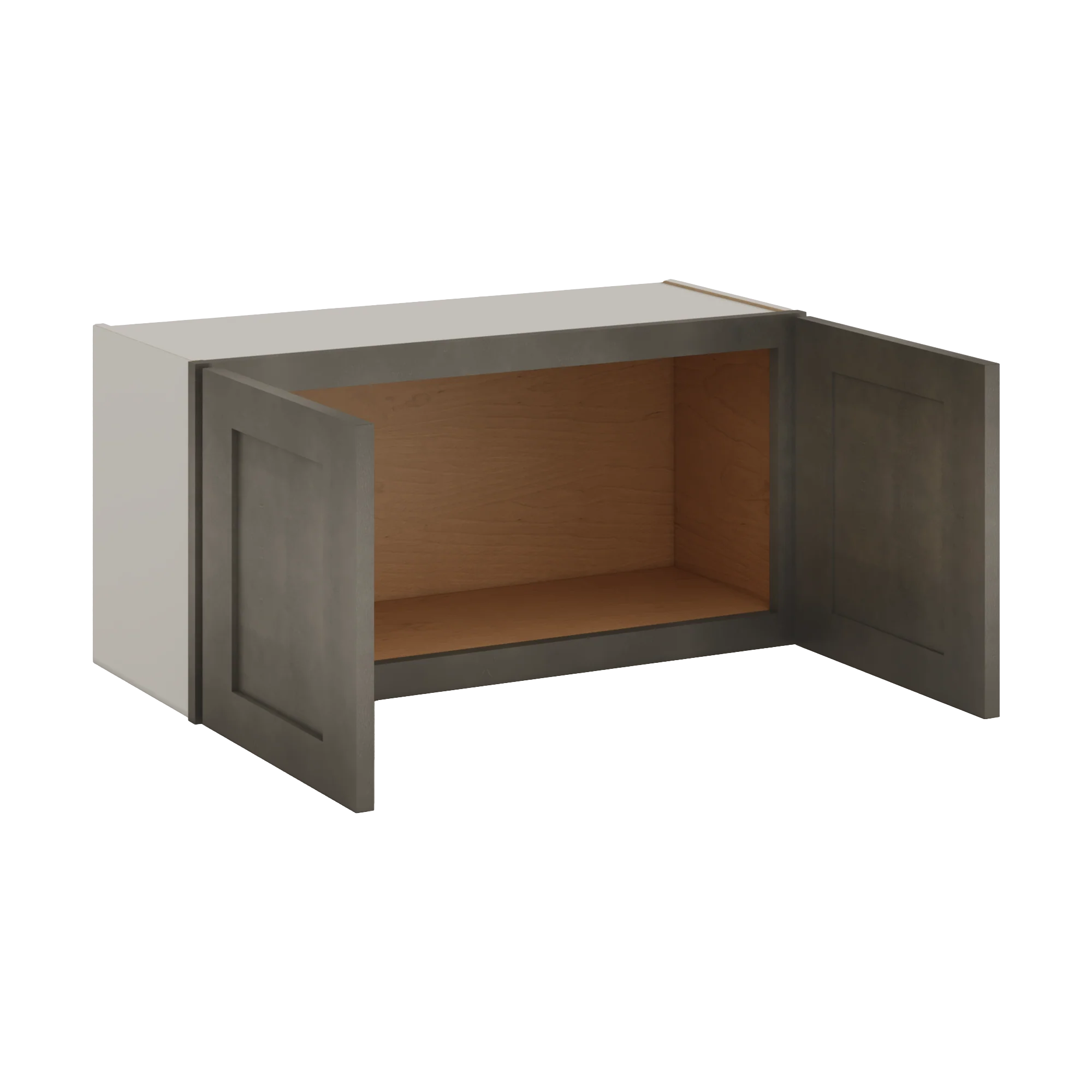 15" Tall Huntington Cinder Double Shaker Stackable Cabinet - Double Door 24", 27", 30", 33" & 36" Wide - Image 6