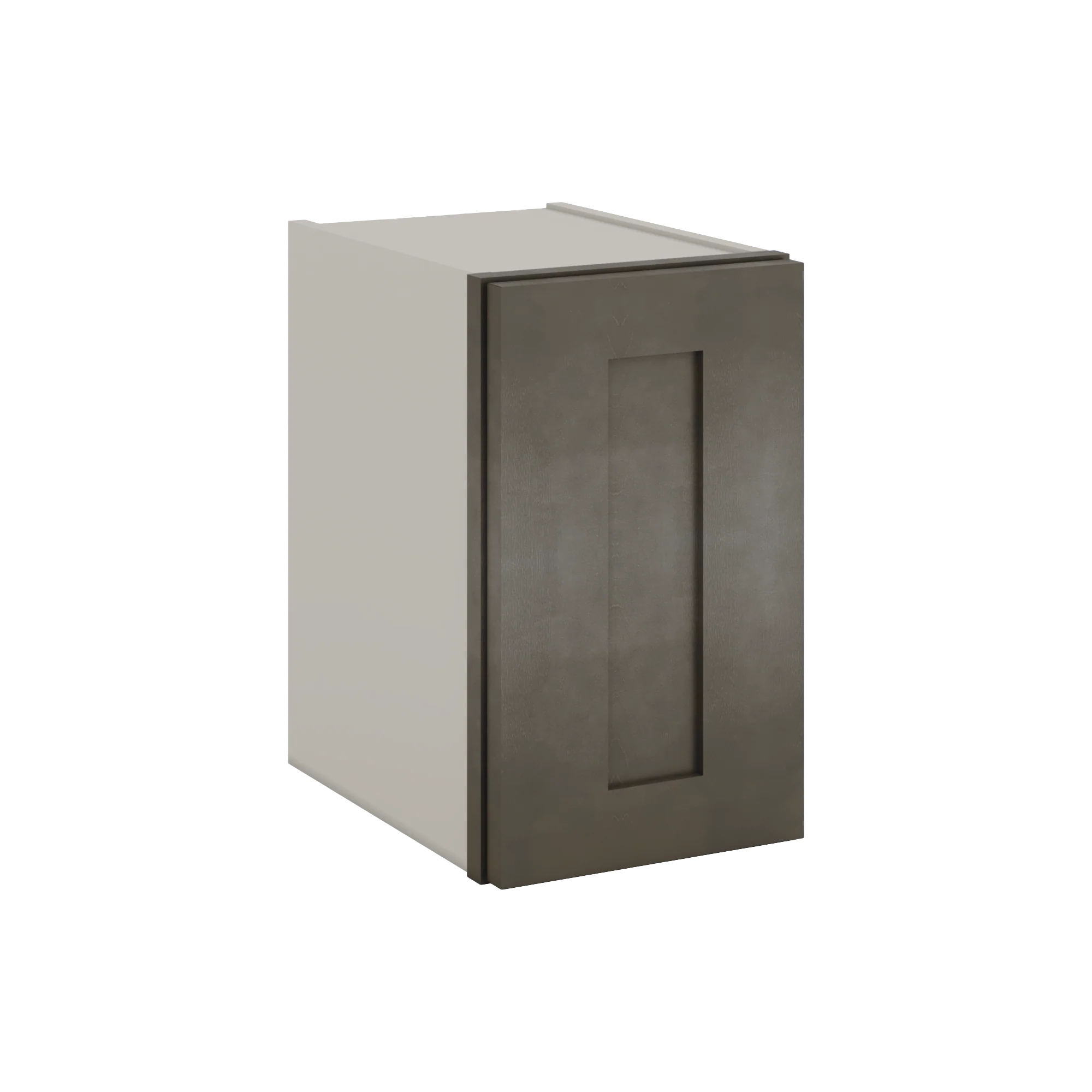 15" Tall Huntington Cinder Double Shaker Stackable Wall Cabinet - Single Door 9", 12", 15", 18" & 21" Wide