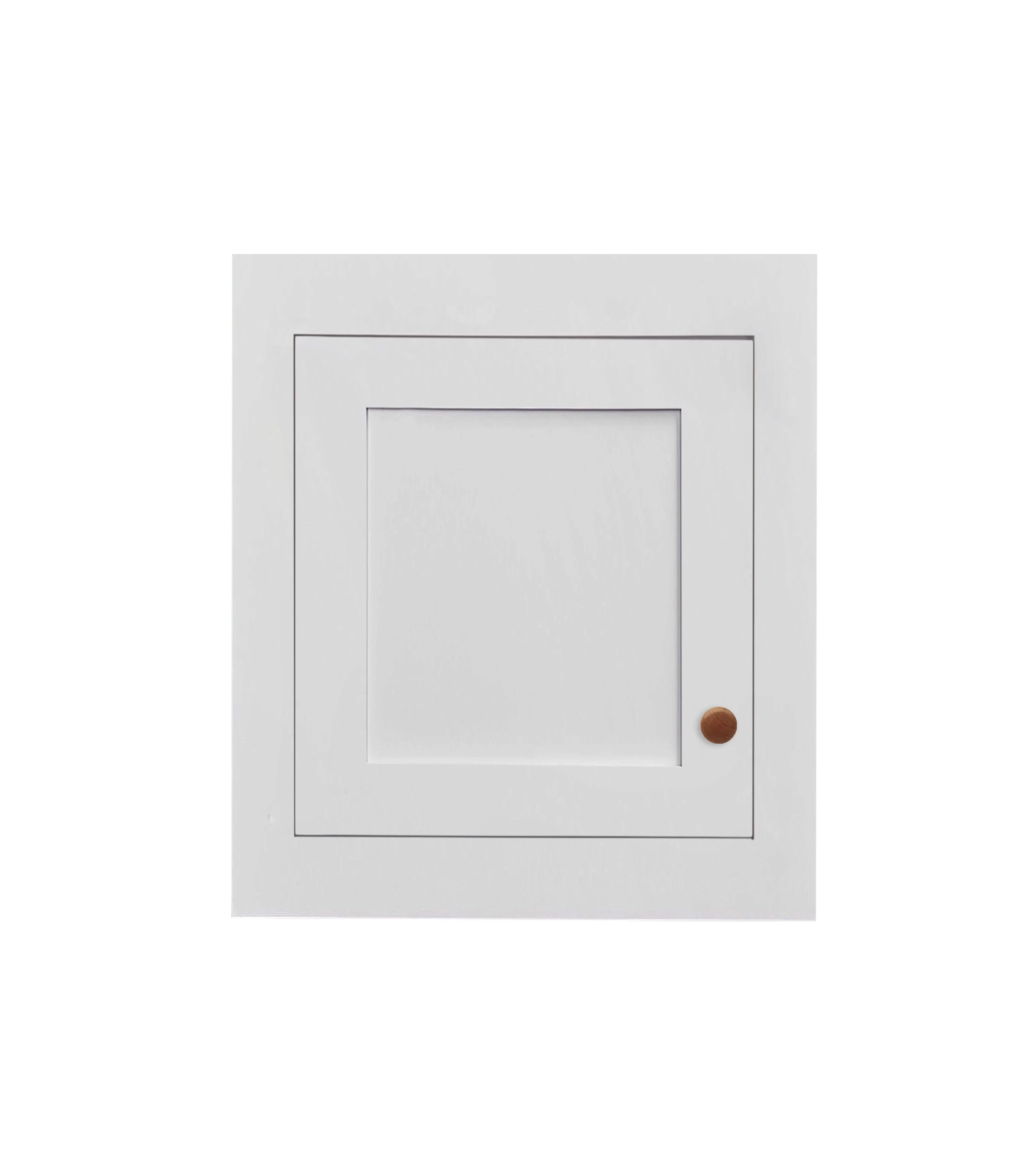18" Wide Wall Cabinet - Single Door 9" to 51" Tall Custom Stacker Inset Shaker - Image 3