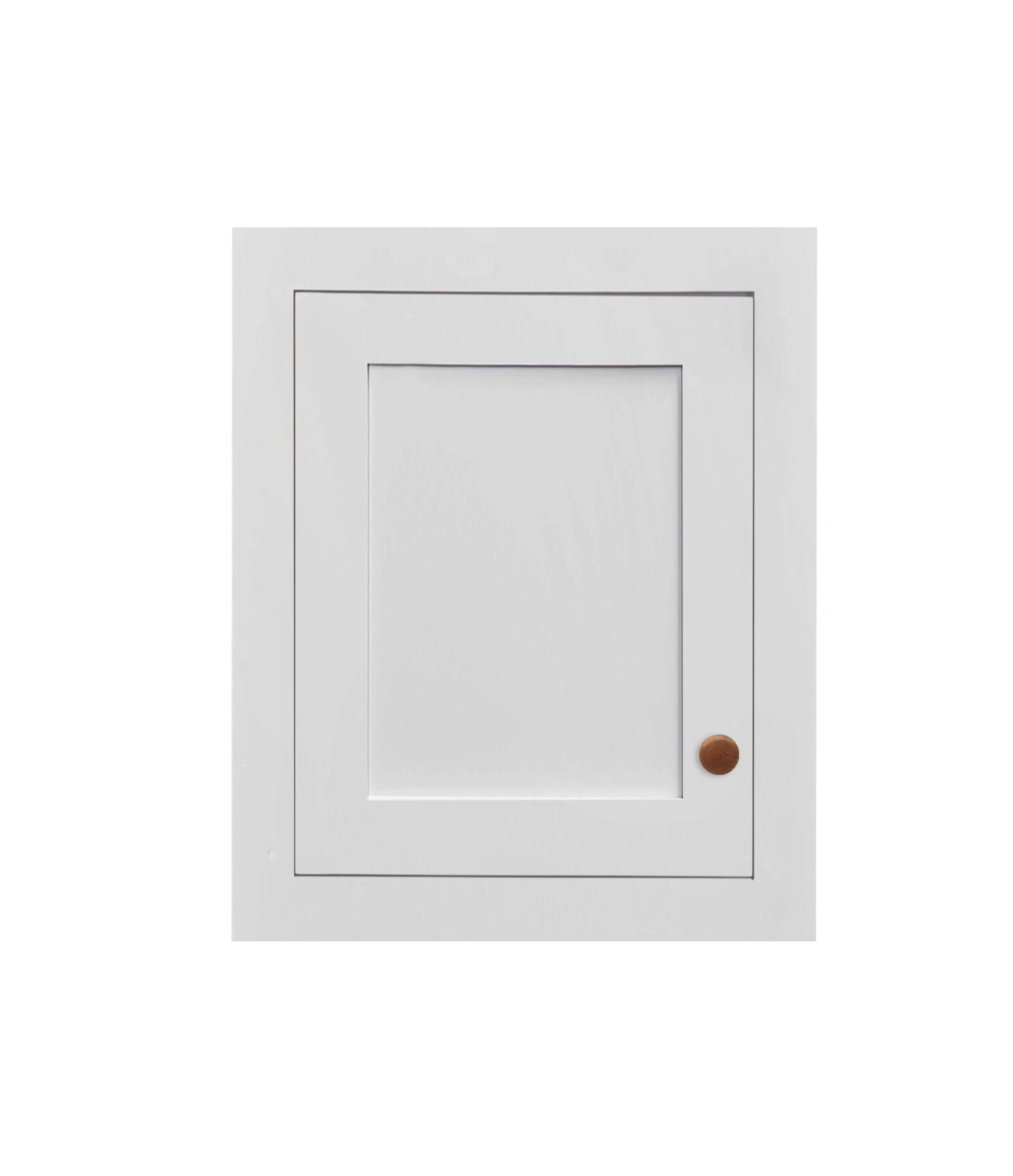 18" Wide Wall Cabinet - Single Door 9" to 51" Tall Custom Stacker Inset Shaker - Image 4