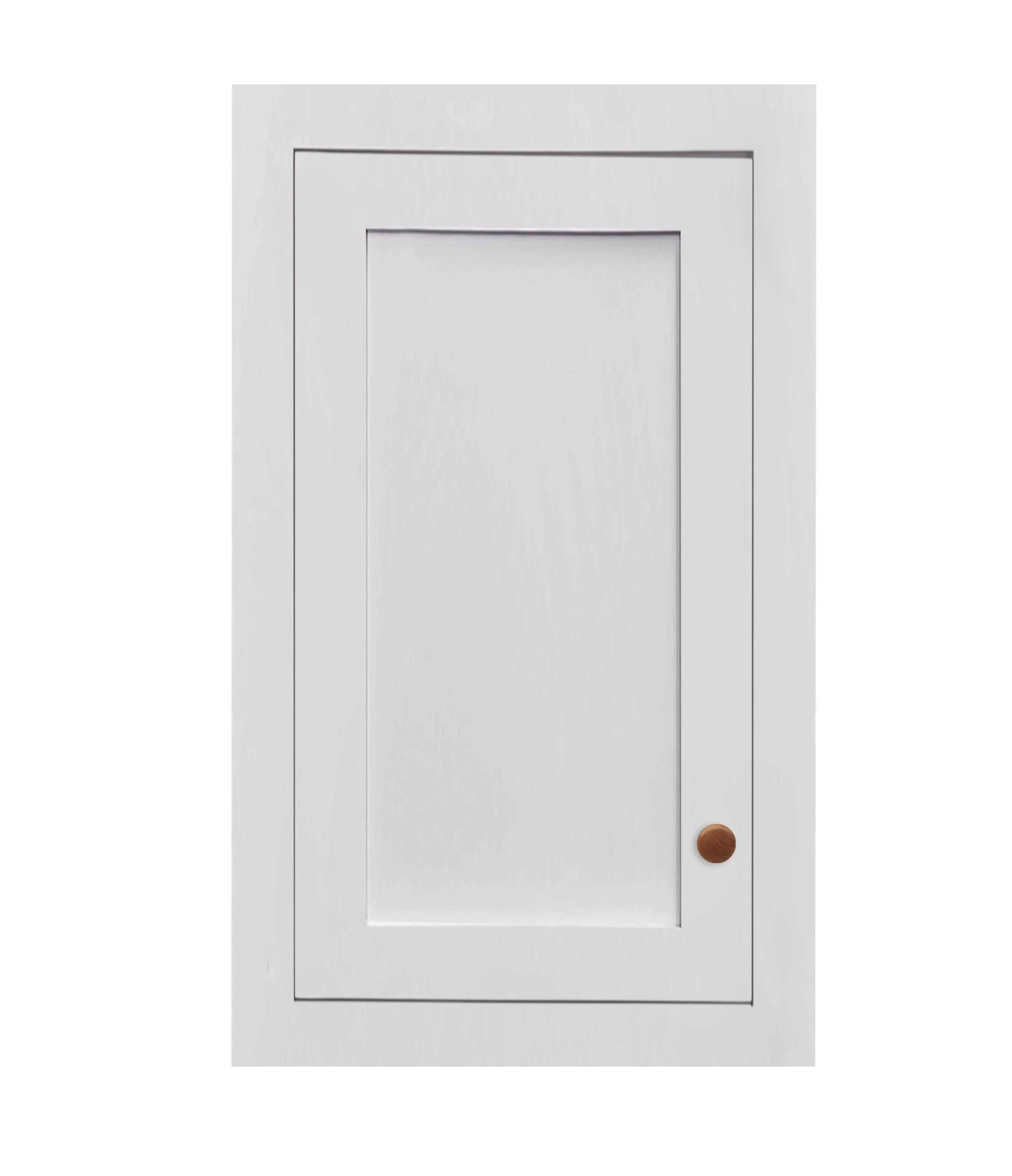 18" Wide Wall Cabinet - Single Door 9" to 51" Tall Custom Stacker Inset Shaker - Image 6