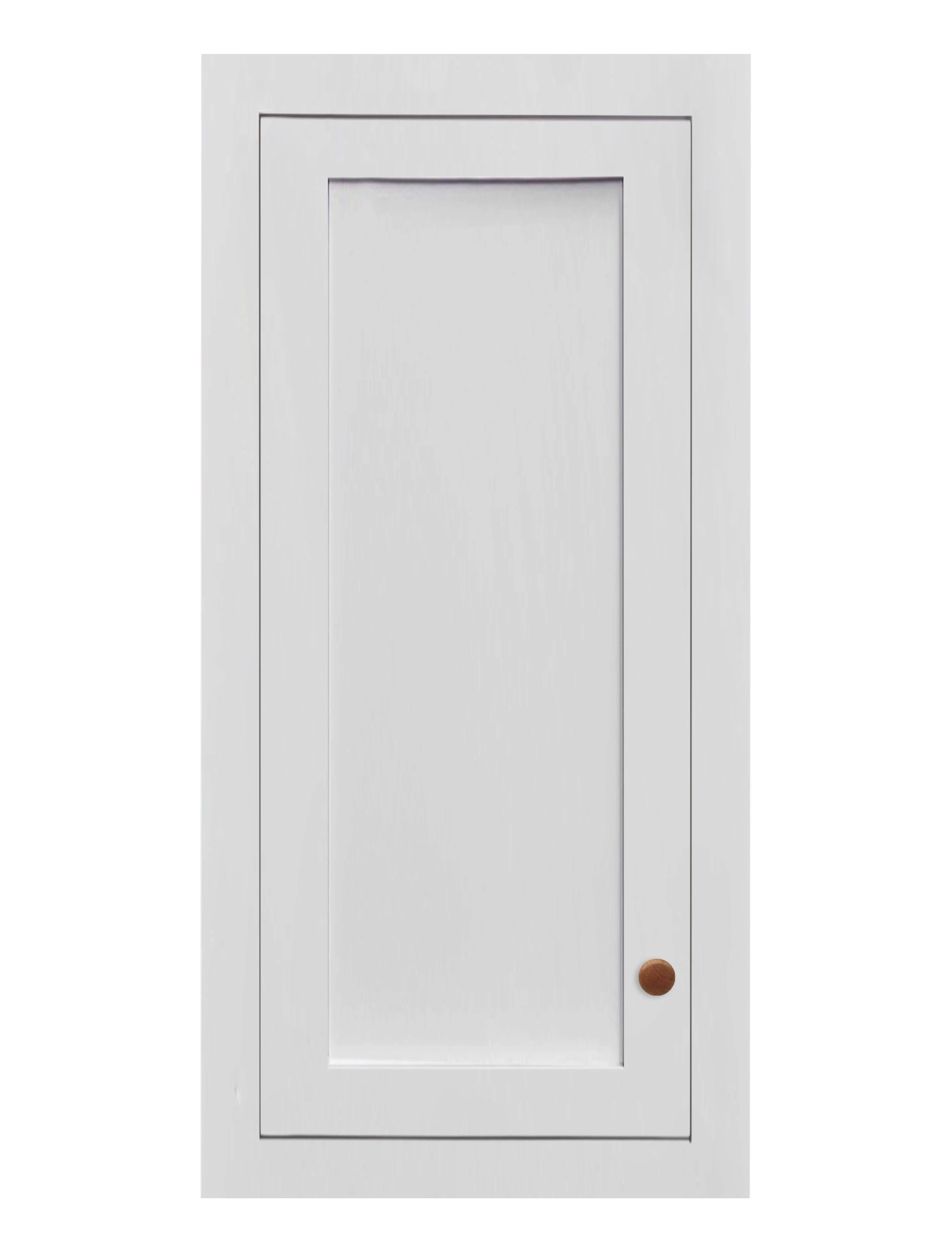18" Wide Wall Cabinet - Single Door 9" to 51" Tall Custom Stacker Inset Shaker - Image 7