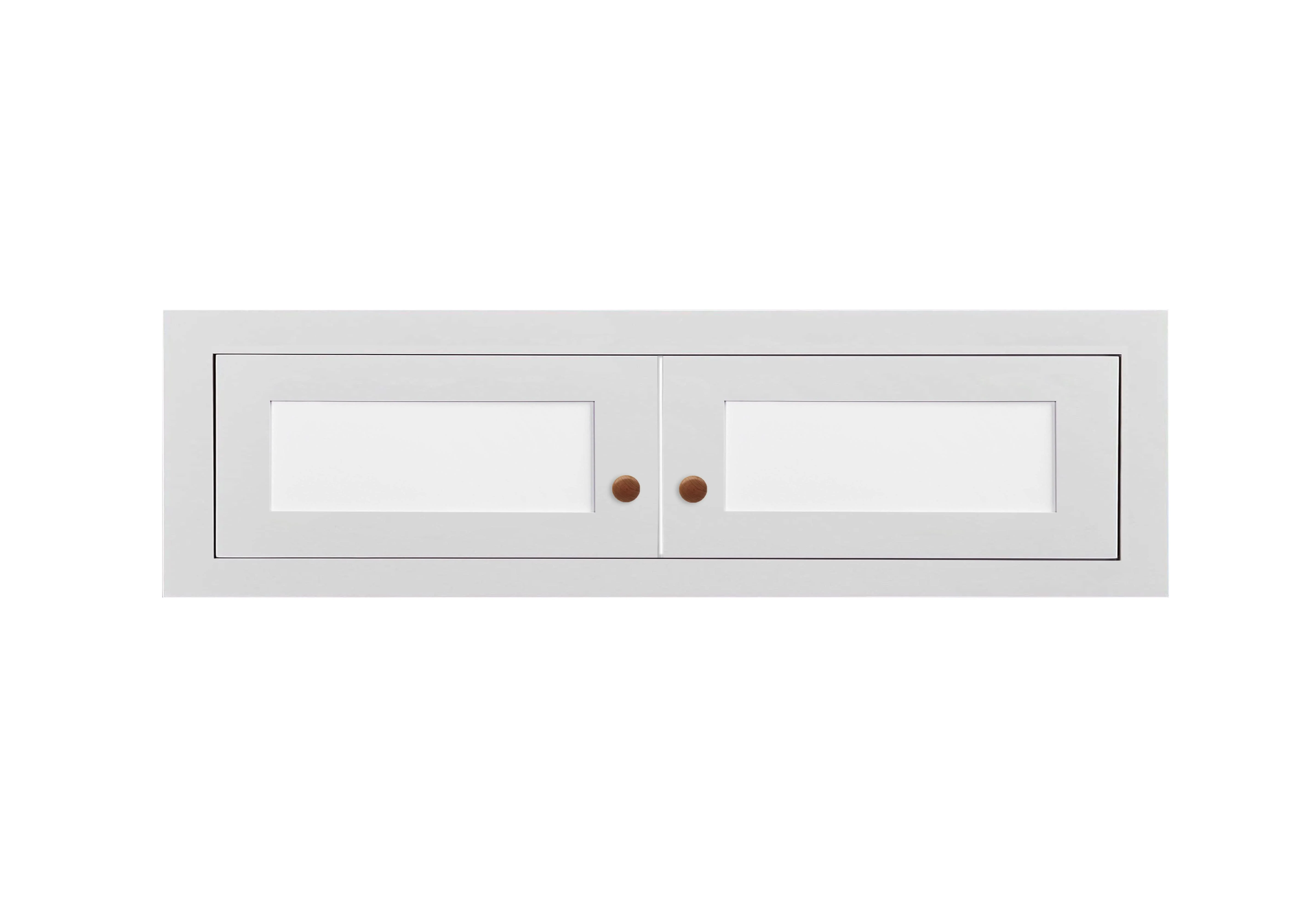 24" Wide Wall Cabinet - Single Door 12", 15", 18", 21"& 24" Tall Custom Color Glass Ready Inset Shaker - Image 6