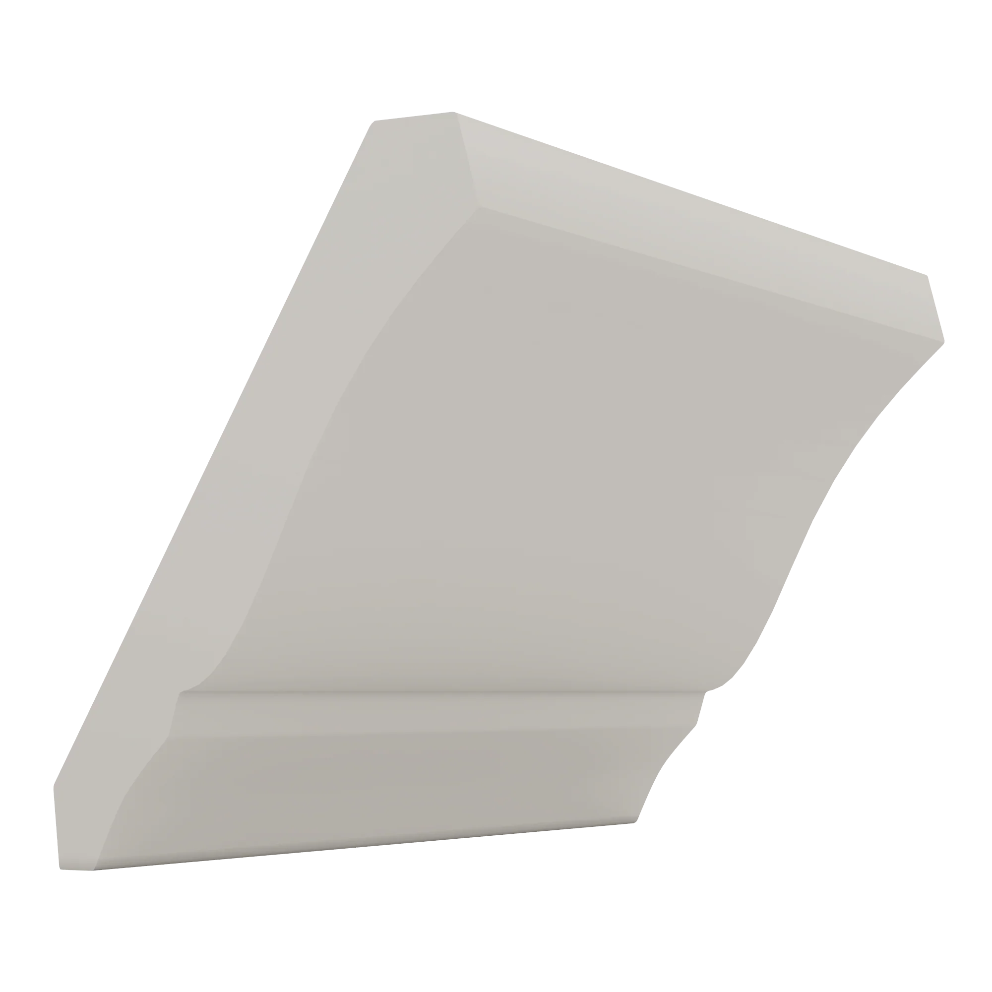 27LGDS Laguna Gray Double Shaker Crown Molding Trim Pieces - Image 2