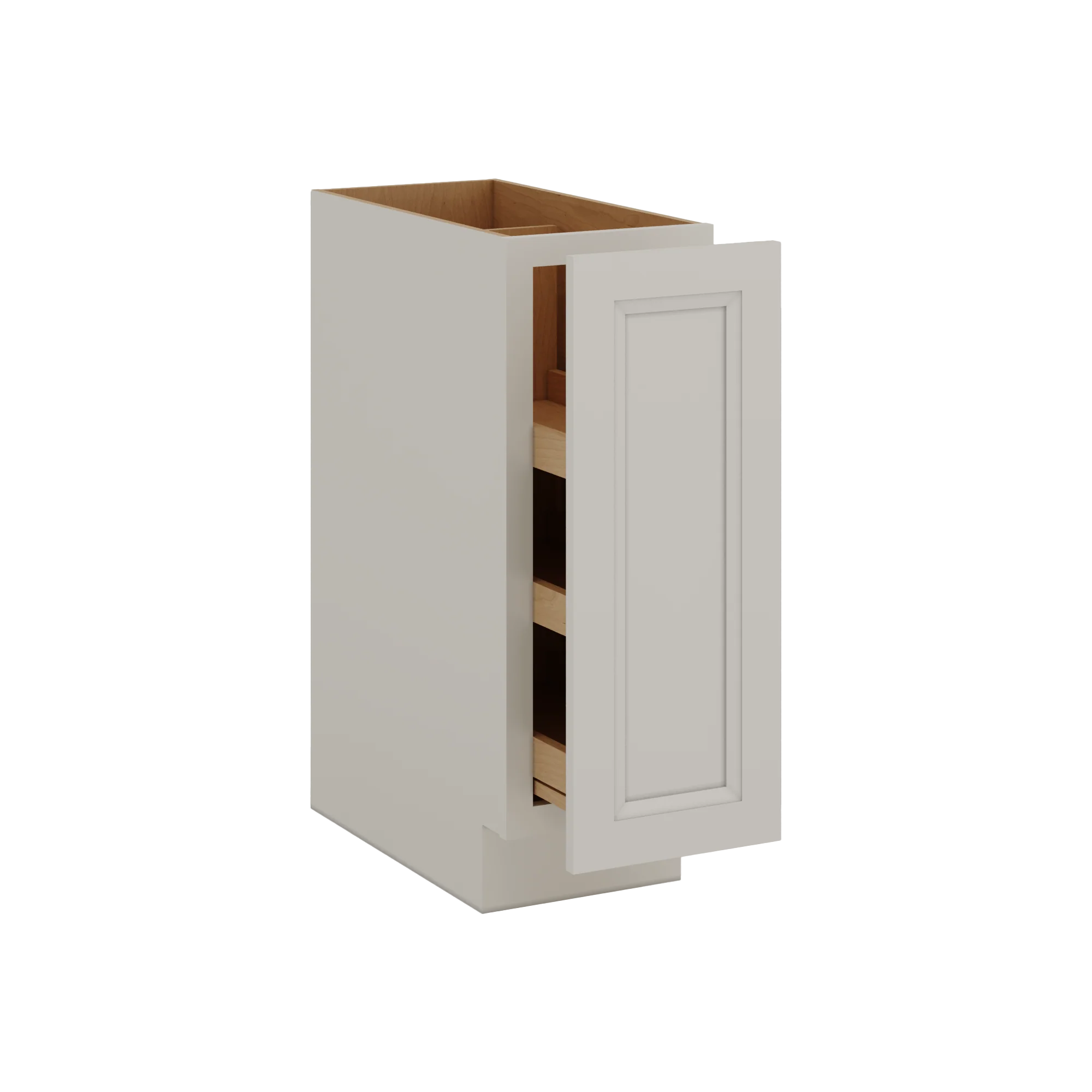 27LGDS Laguna Gray Double Shaker Spice Rack Pull Out Base Cabinet 6",9" & 12" Wide - Image 4