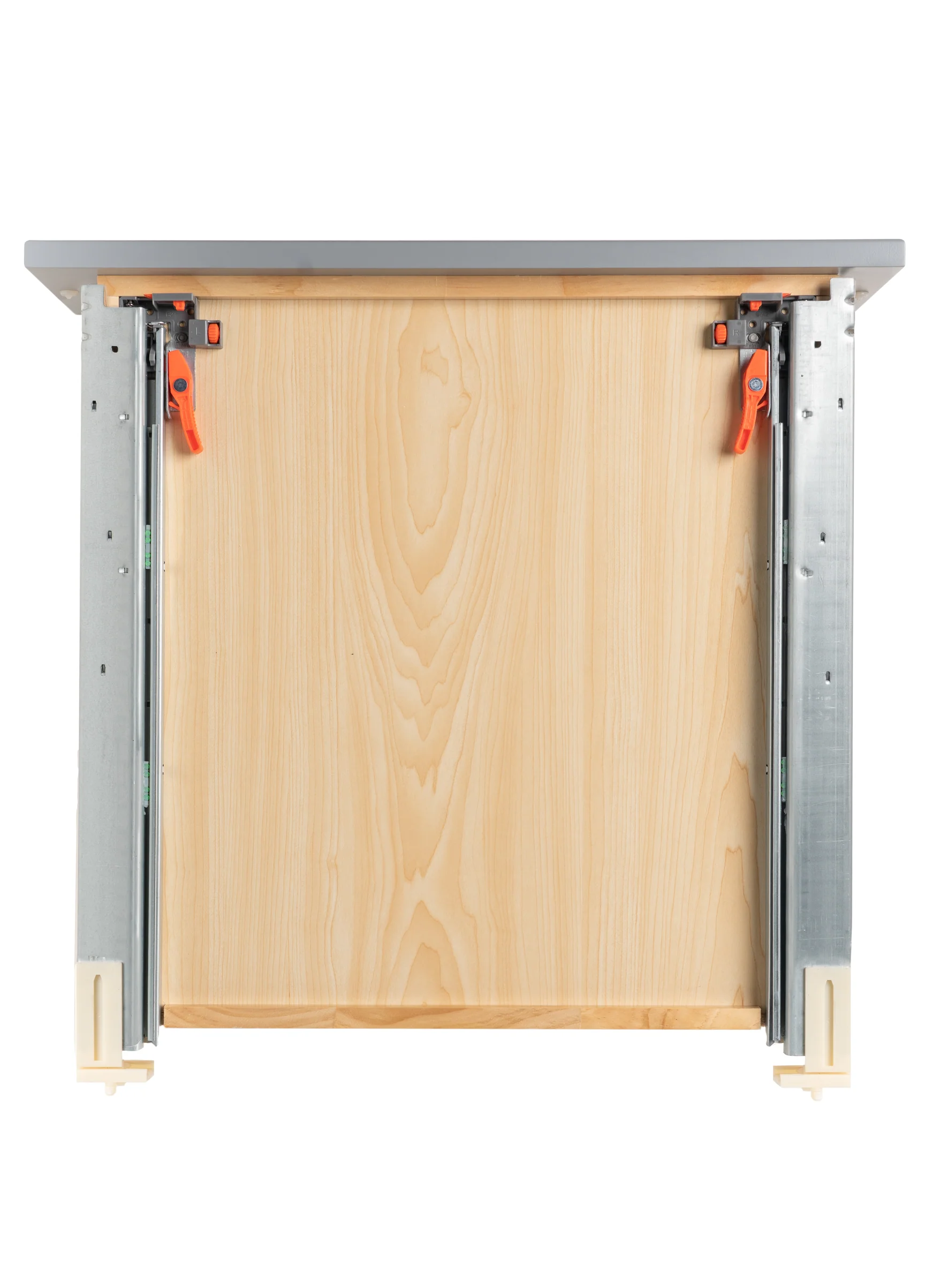 3 Drawer Base 12", 15", 18", 21", 24" & 30" Wide White Elegant Oak Craftsman Shaker 1-1/4" Overlay Base Cabinet - Image 15