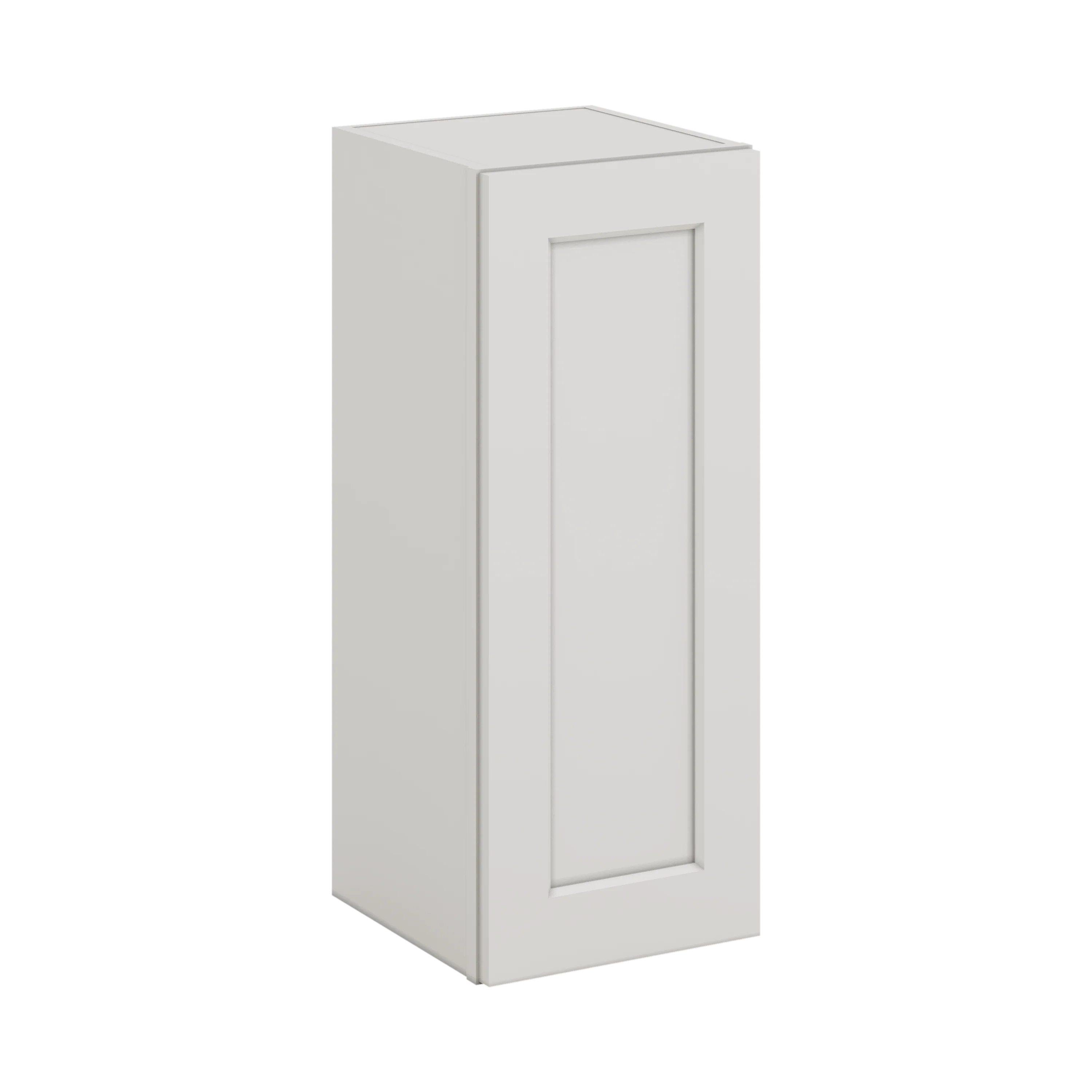 30" Tall ICE White Shaker 1-1/4" Overlay Wall Cabinet - Single Door 9", 12", 15", 18", 21" WIde CWS/CWB - Image 4