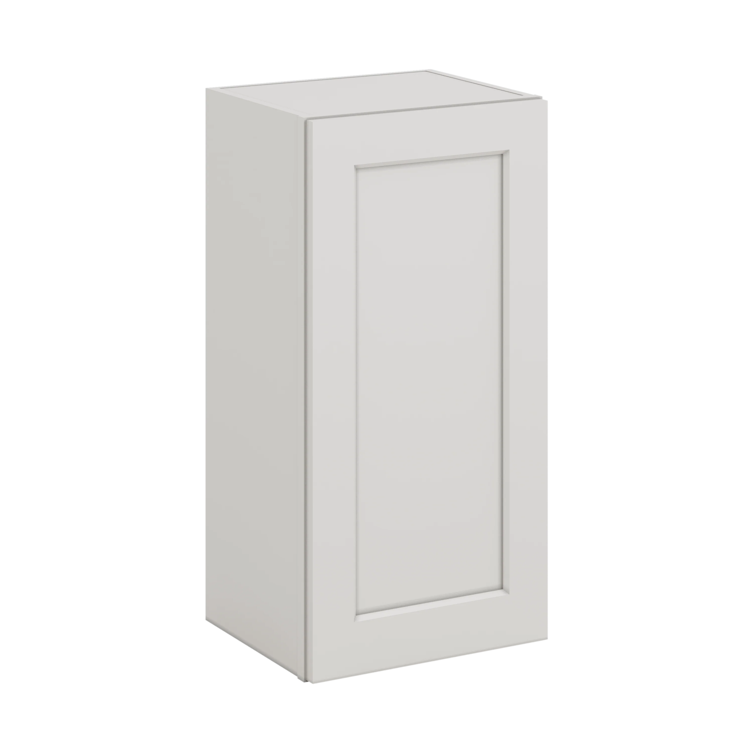 30" Tall ICE White Shaker 1-1/4" Overlay Wall Cabinet - Single Door 9", 12", 15", 18", 21" WIde CWS/CWB - Image 6
