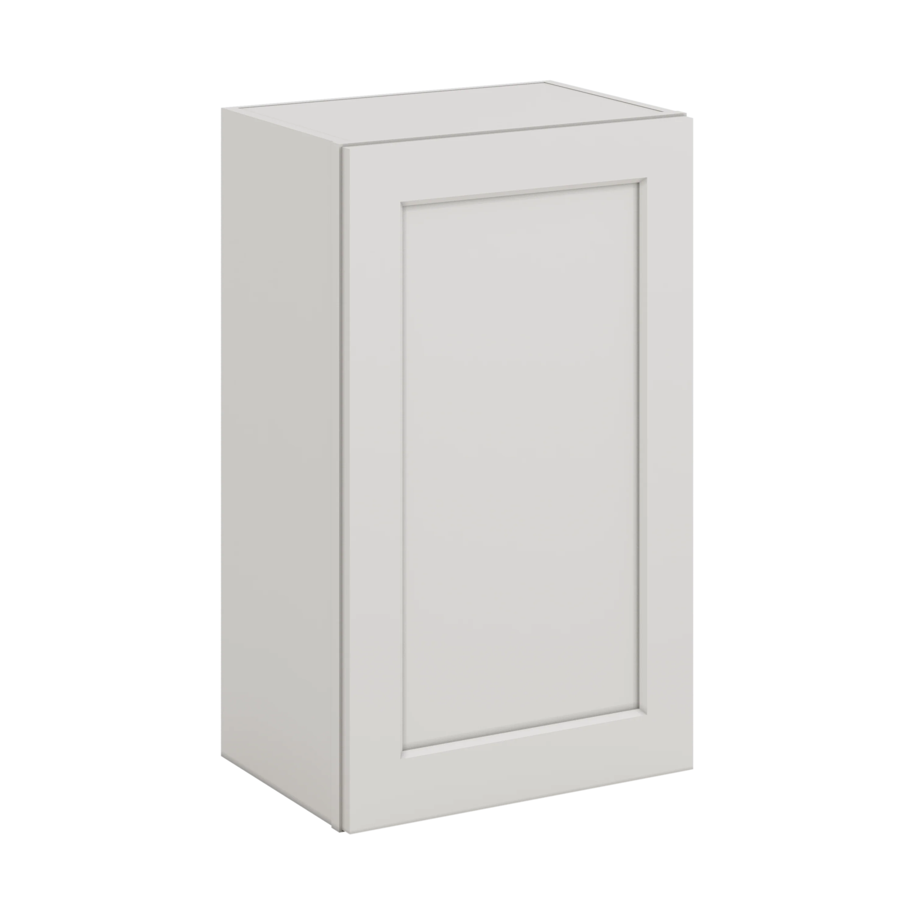 30" Tall ICE White Shaker 1-1/4" Overlay Wall Cabinet - Single Door 9", 12", 15", 18", 21" WIde CWS/CWB - Image 8