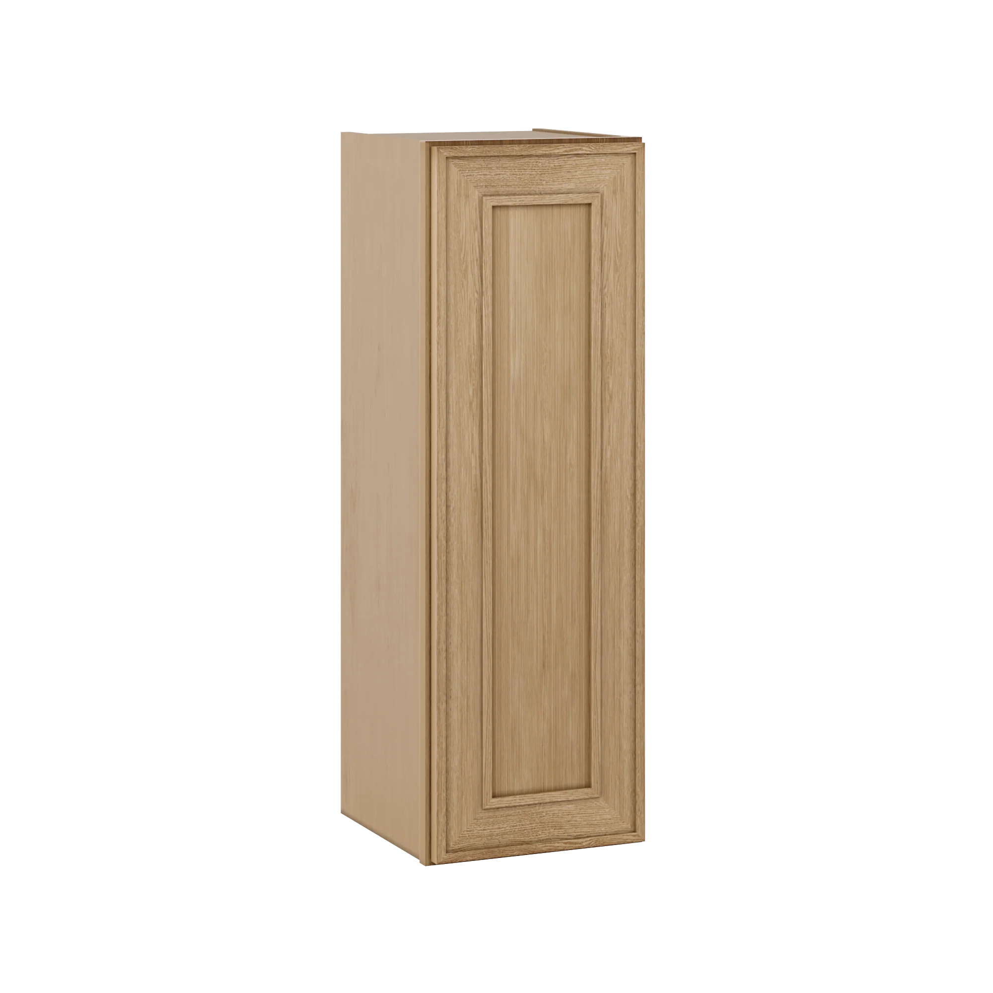 36" Tall Single Door 9", 12", 15", 18" & 21" Elegant Oak 1-1/4" Overlay Shaker Wall Cabinet - Image 4