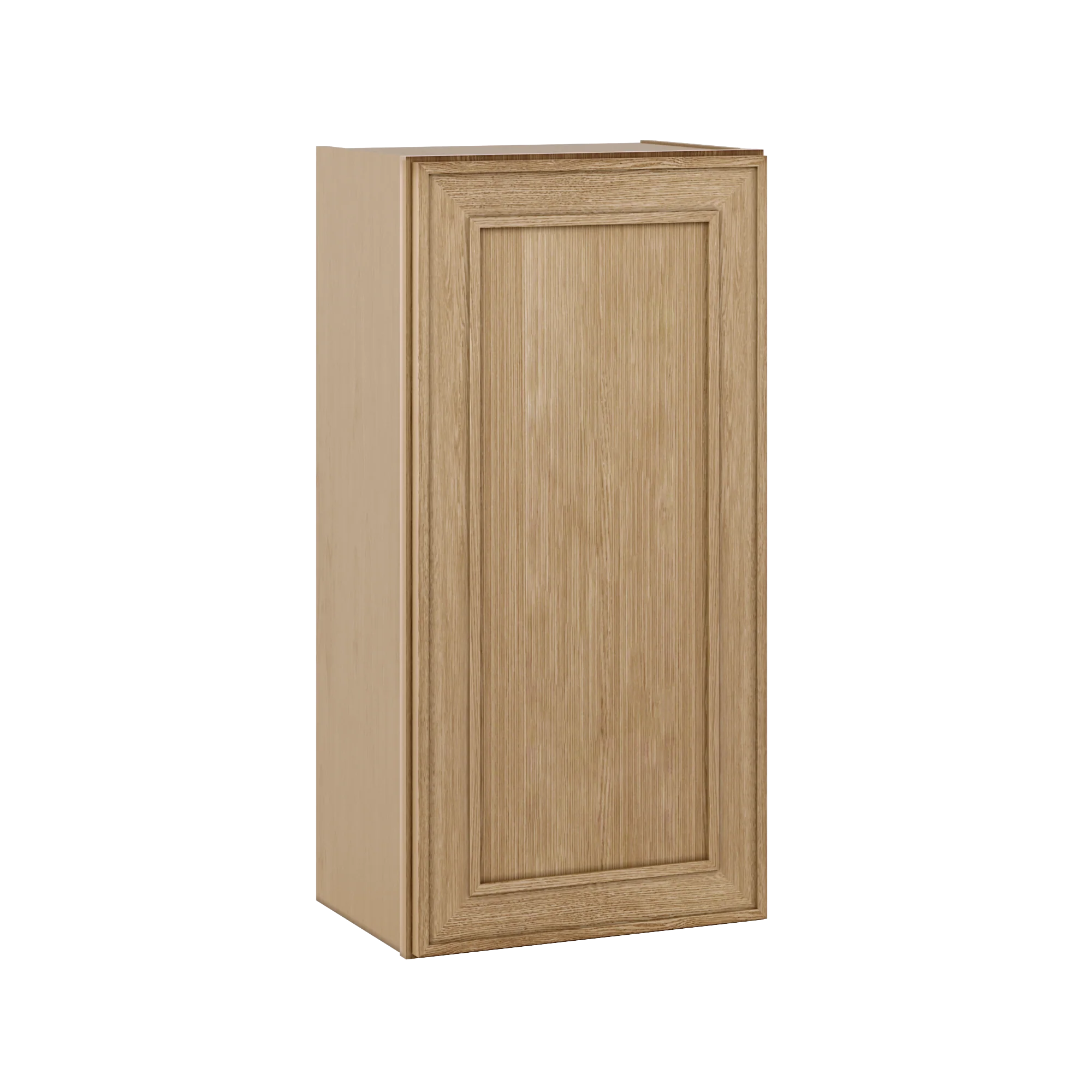 36" Tall Single Door 9", 12", 15", 18" & 21" Elegant Oak 1-1/4" Overlay Shaker Wall Cabinet - Image 8