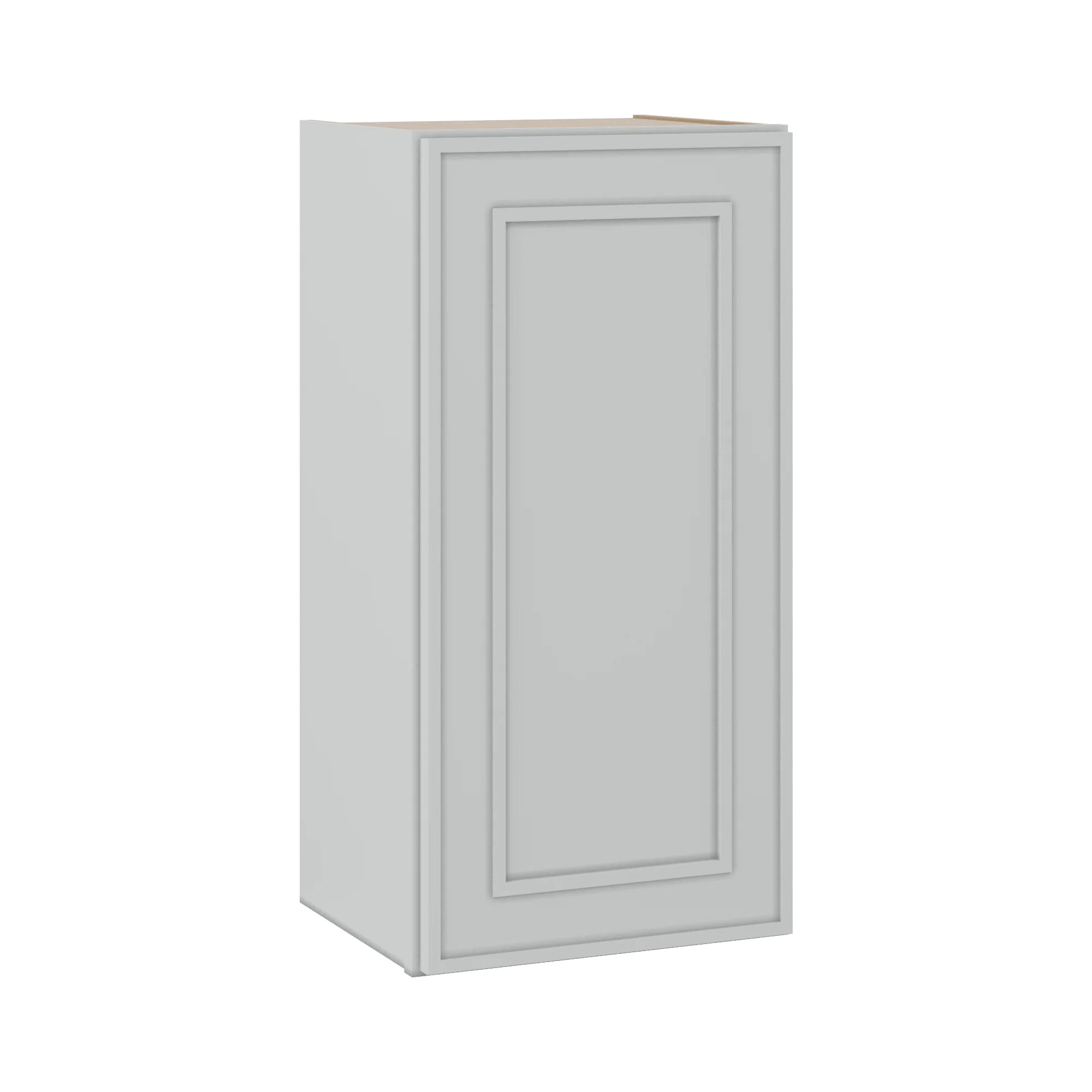 30" Tall Single Door 9", 12", 15", 18" & 21" Wall Cabinet White Elegant Oak Craftsman Shaker 1-1/4" Overlay Shaker - Image 5