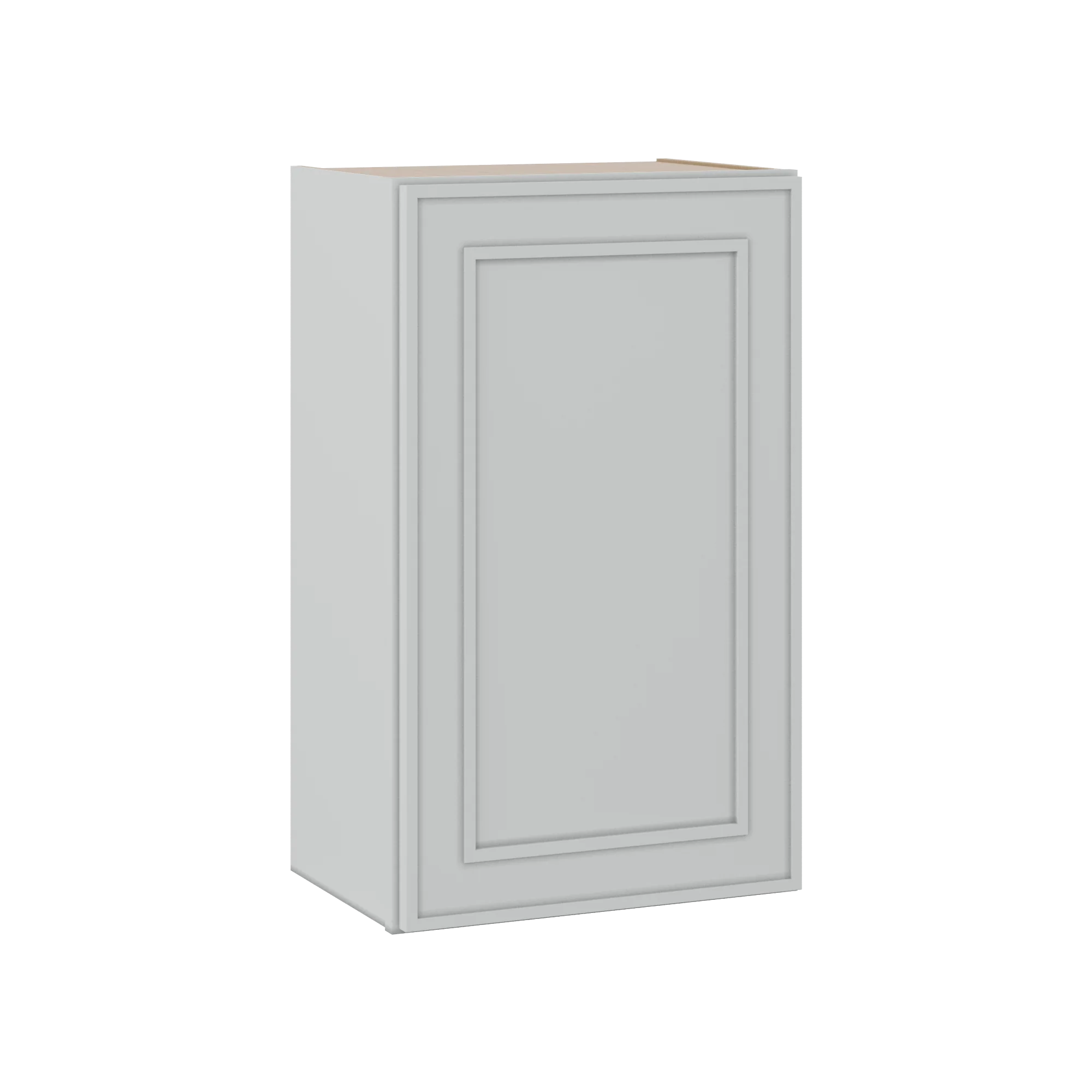 30" Tall Single Door 9", 12", 15", 18" & 21" Wall Cabinet White Elegant Oak Craftsman Shaker 1-1/4" Overlay Shaker - Image 7