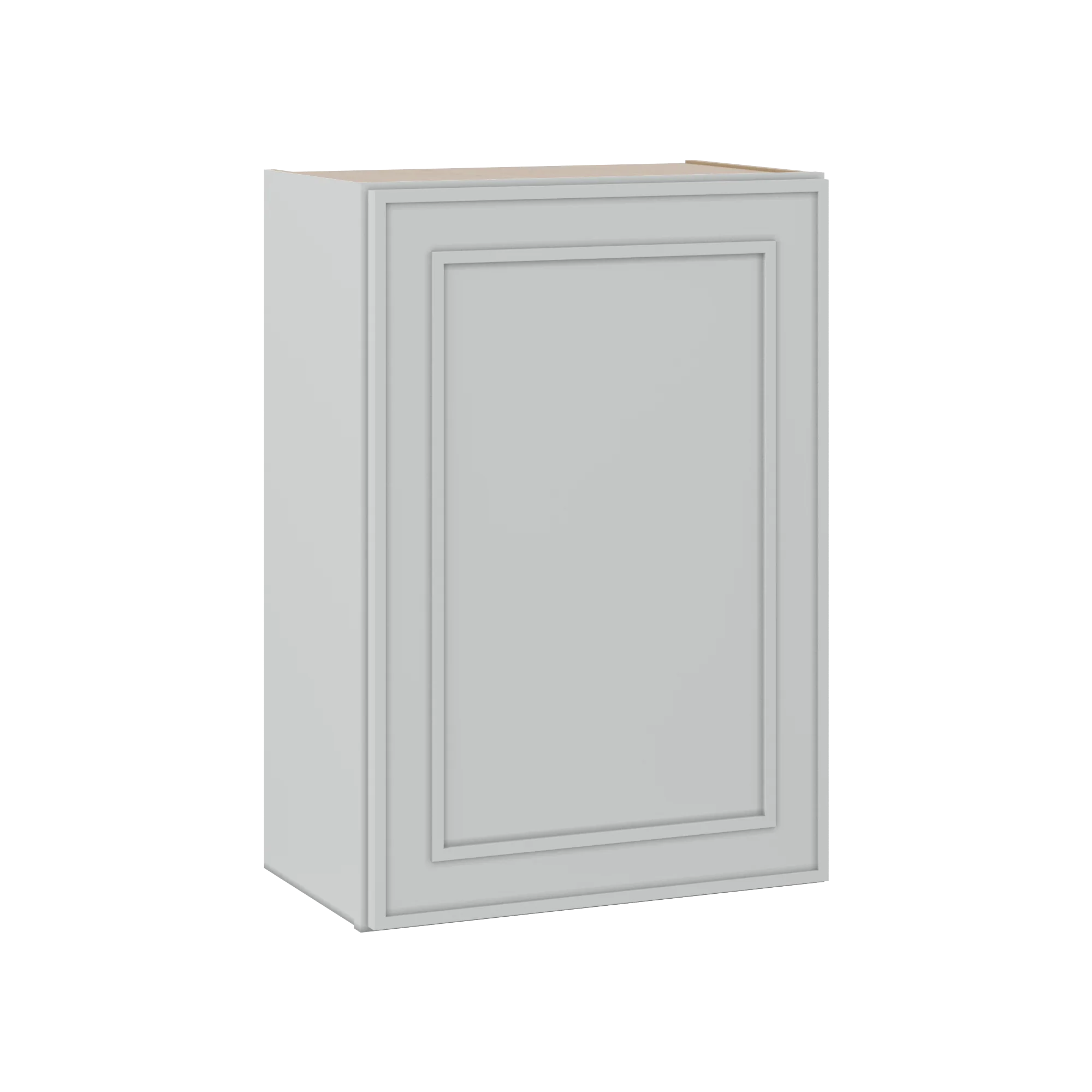 30" Tall Single Door 9", 12", 15", 18" & 21" Wall Cabinet White Elegant Oak Craftsman Shaker 1-1/4" Overlay Shaker - Image 9