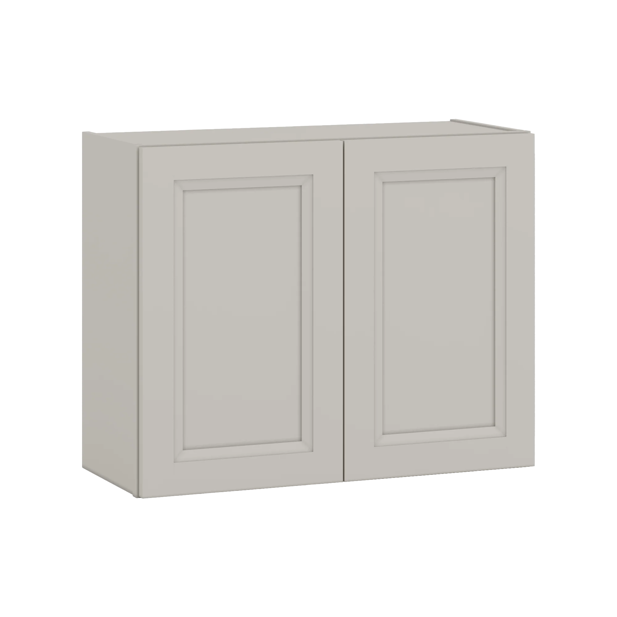 30" Wide Bridge 27LGDS Laguna Gray Double Shaker Wall Cabinet - Double Door 12", 15", 18", 21" & 24" Tall - Image 9