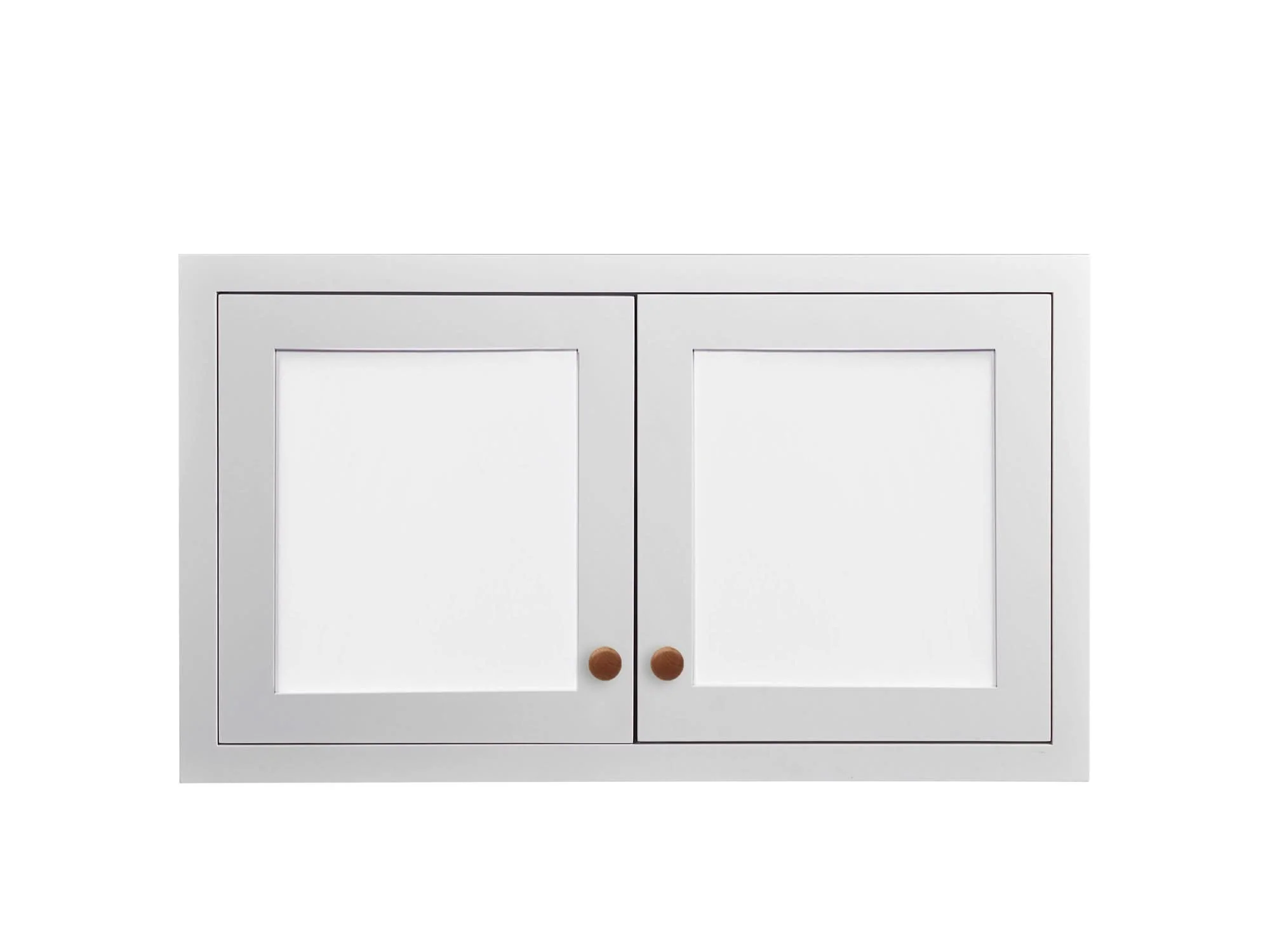 31.5" Wide 24" Deep Wall Oven Wall Cabinet - 12", 15", 18", 21" & 24" Tall Stacker Inset Shaker - Image 5