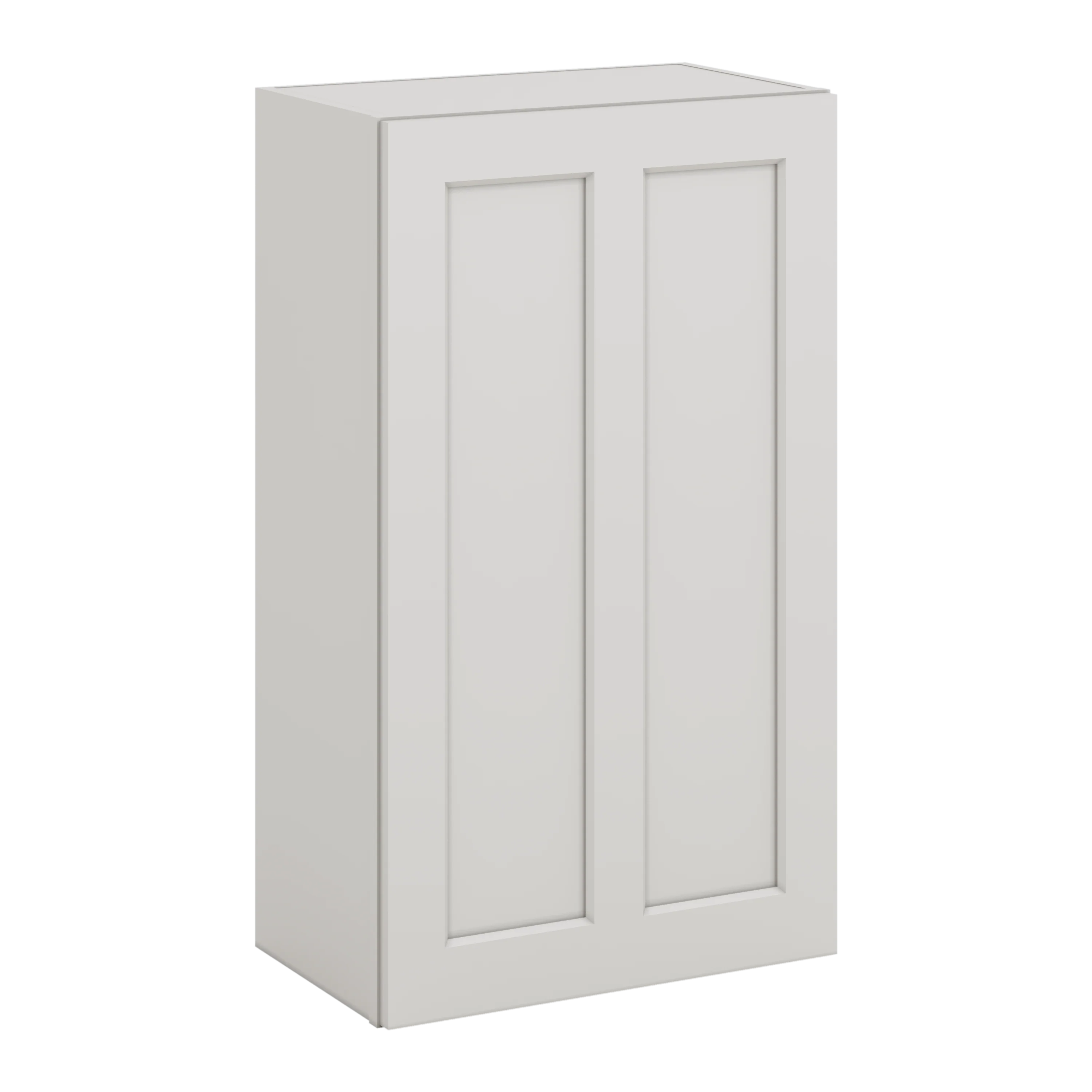 36" Tall ICE White Shaker 1-1/4" Overlay Wall Cabinet - Single Door 9", 12", 15", 18", 21" CWS/CWB - Image 10