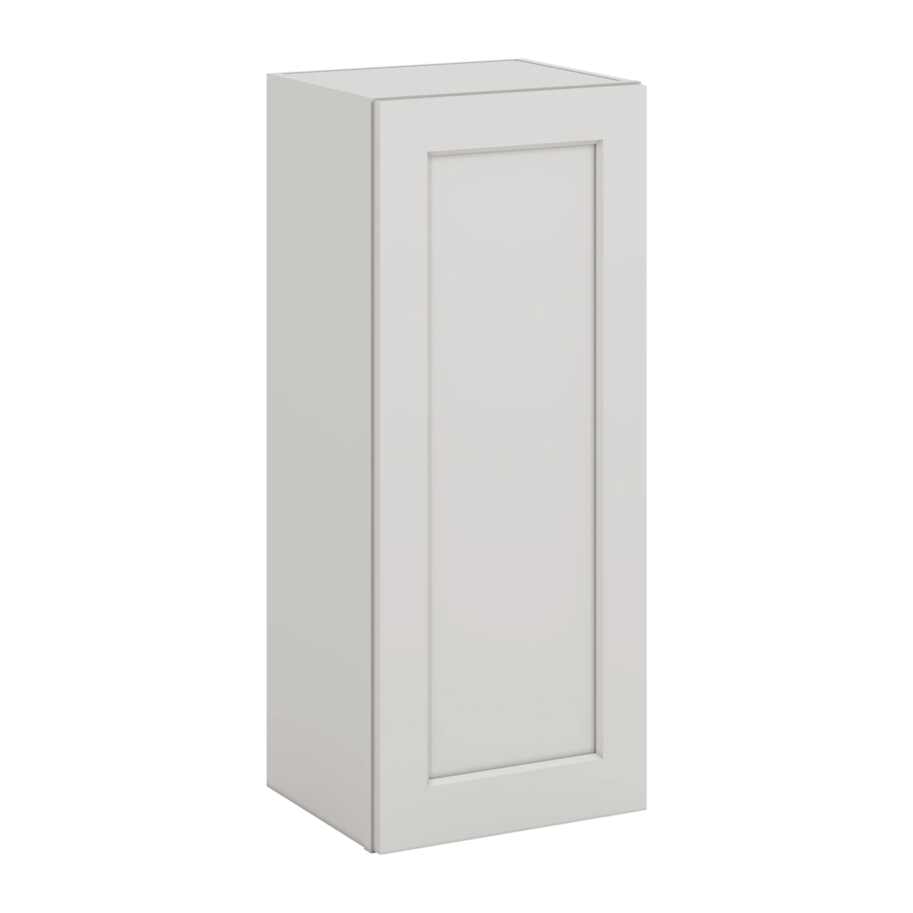 36" Tall ICE White Shaker 1-1/4" Overlay Wall Cabinet - Single Door 9", 12", 15", 18", 21" CWS/CWB - Image 6