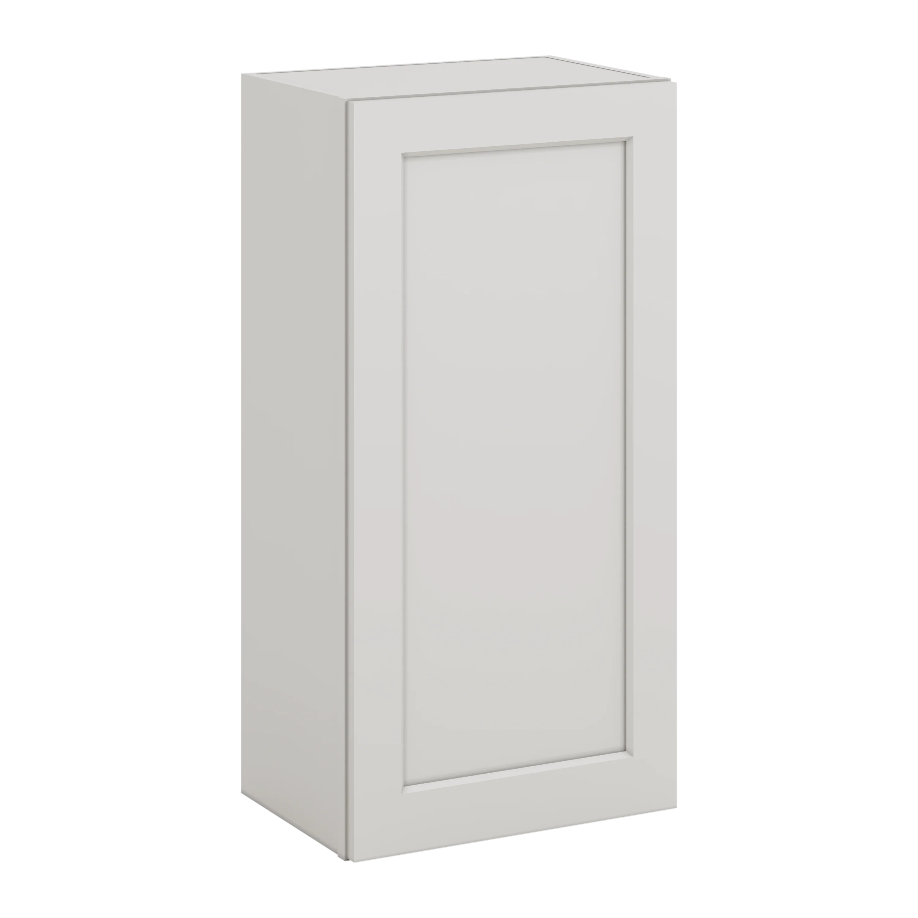 36" Tall ICE White Shaker 1-1/4" Overlay Wall Cabinet - Single Door 9", 12", 15", 18", 21" CWS/CWB - Image 8