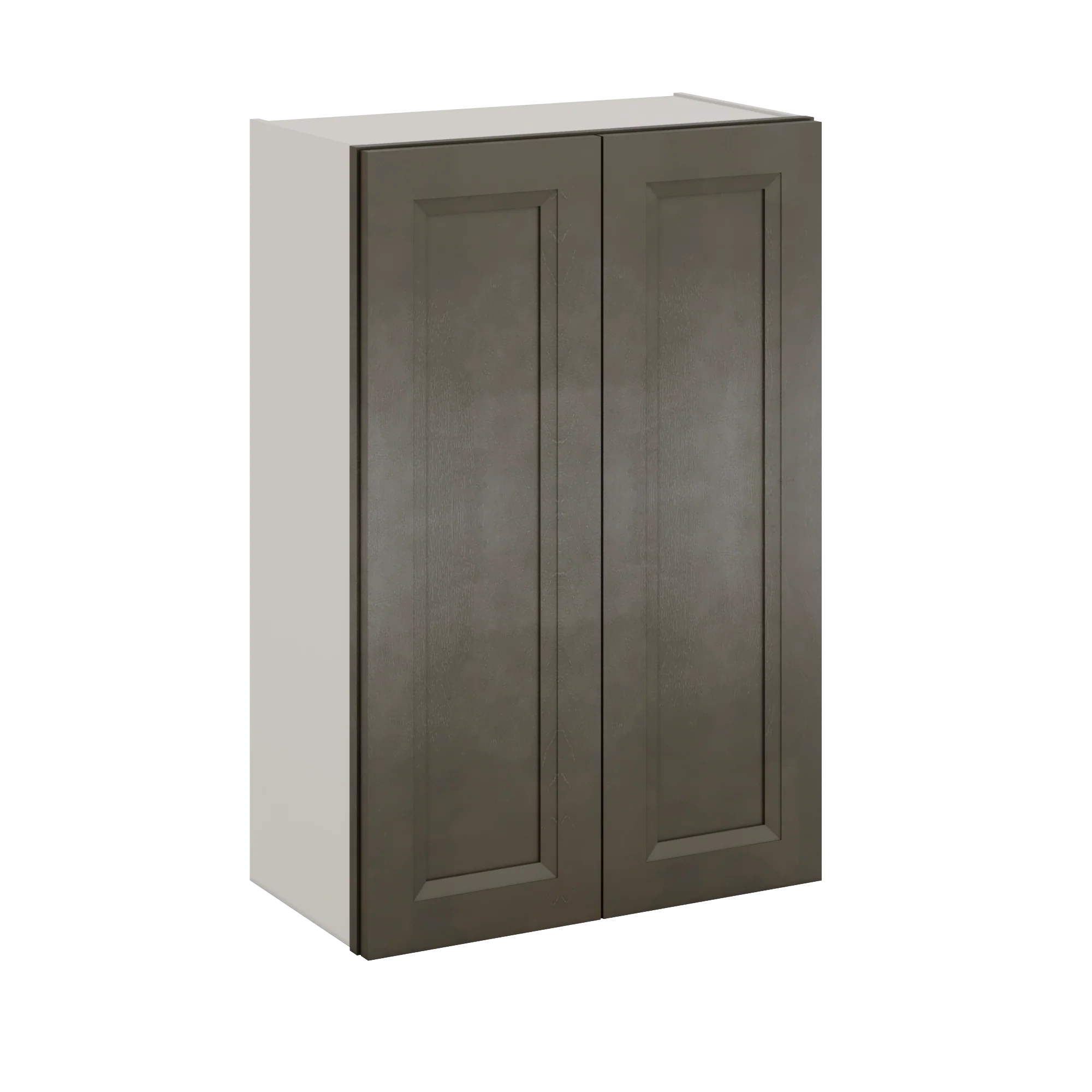 36" Tall Huntington Cinder Double Shaker Wall Cabinet - Double Door 24", 27", 30", 33" & 36" Wide