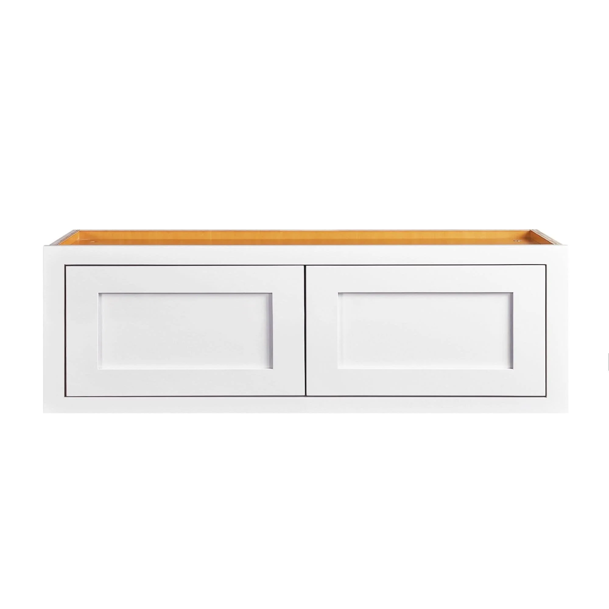 36" W 24" D Tuscan Gray Inset Shaker Refrigerator Wall Cabinet - 12", 15", 18", 21" & 24" Tall
