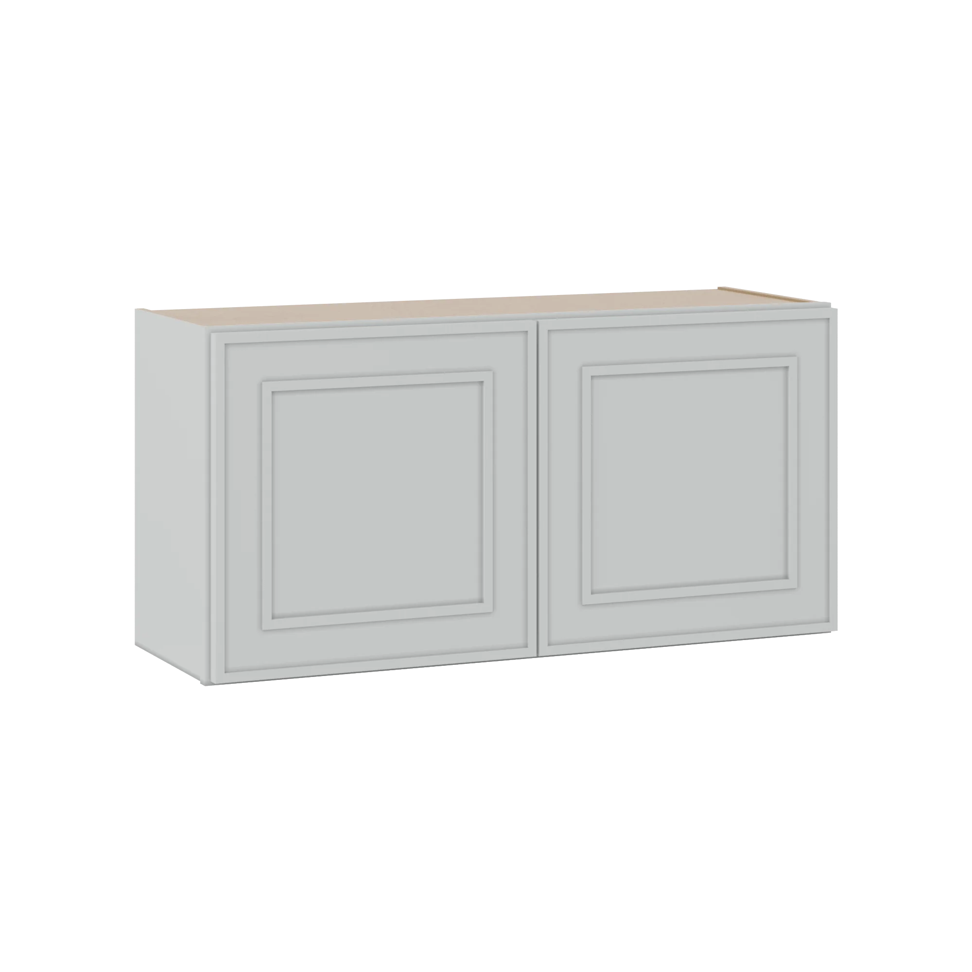 36" Wide Double Door 12", 15", 18", 21" & 24" Tall & 12" Deep White Elegant Oak Craftsman Shaker Wall Cabinet - Image 5