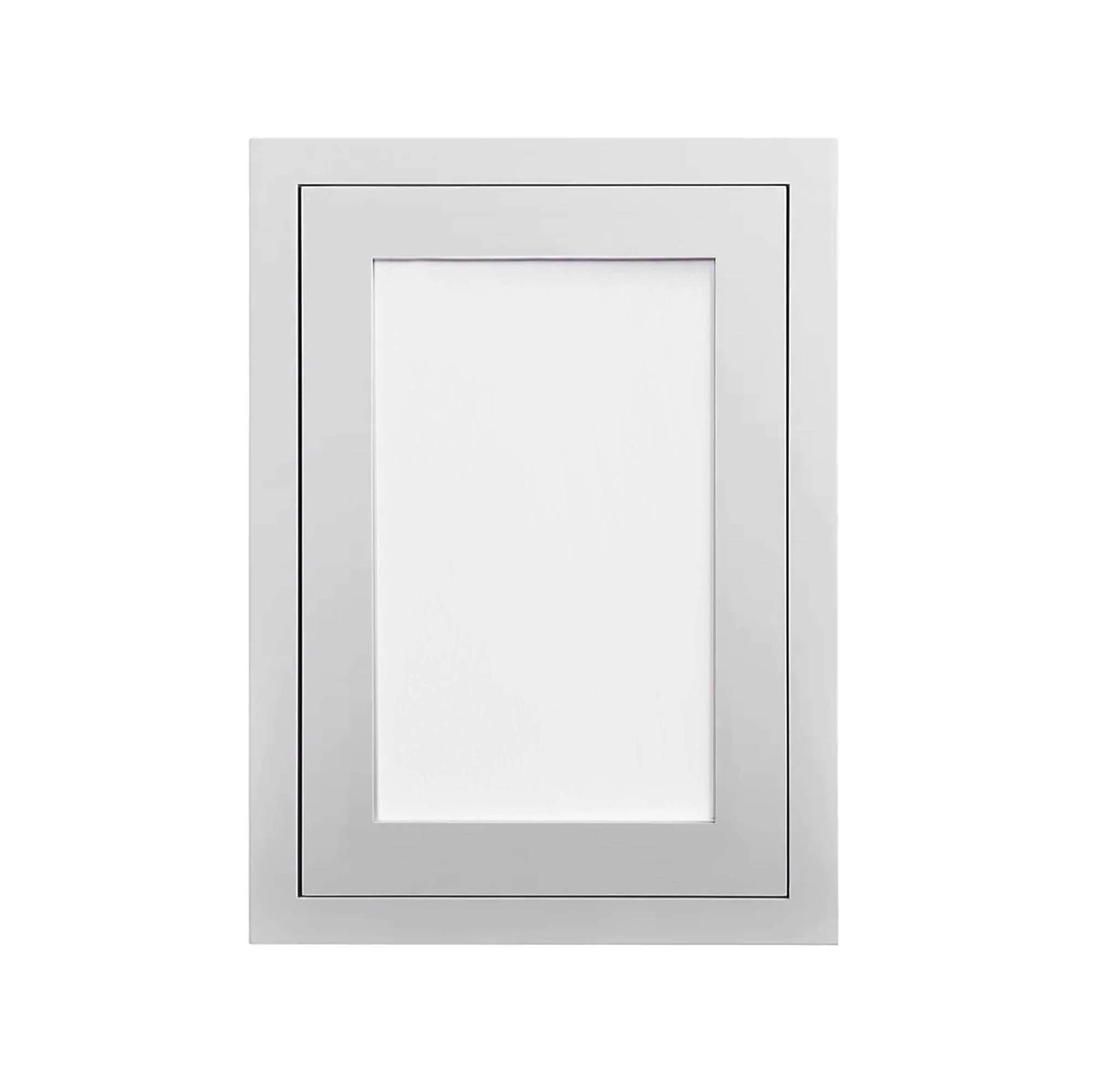 39" Tall Glass Ready Inset Shaker Wall Cabinet - Single Door 9", 12", 15", 18" & 21" - Image 9