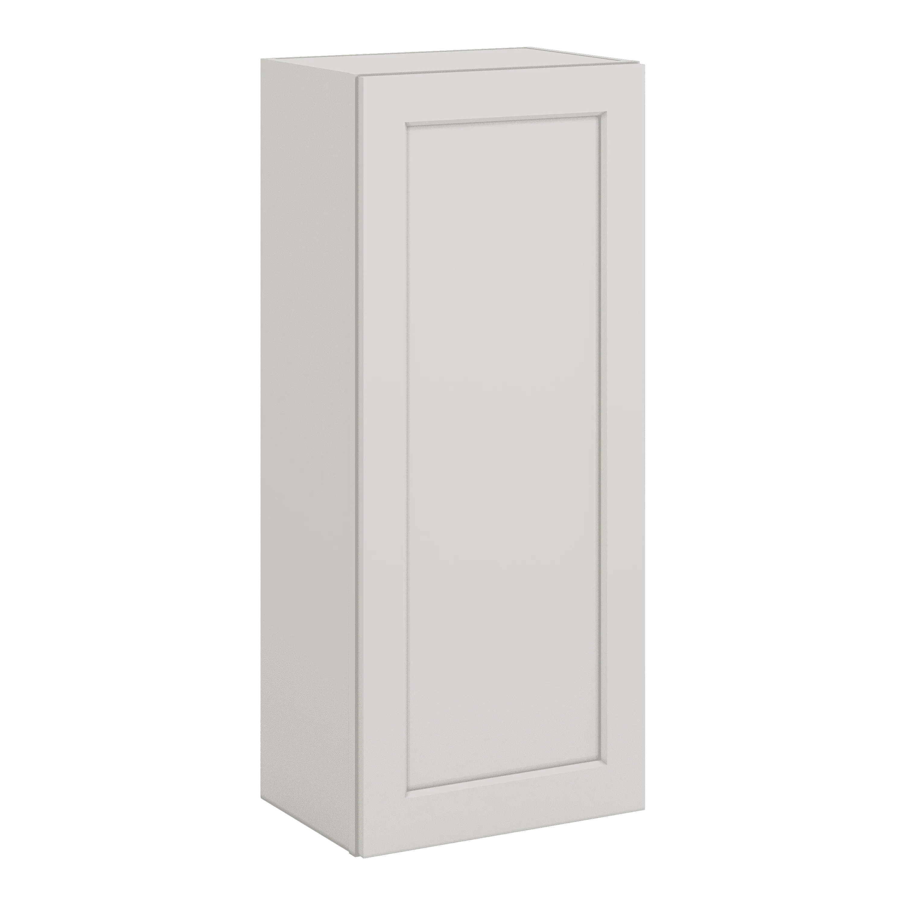 40" Tall 2WS White Shaker 1-1/4" Overlay Wall Cabinet - Single Door 9", 12", 15", 18", 21" - Image 7