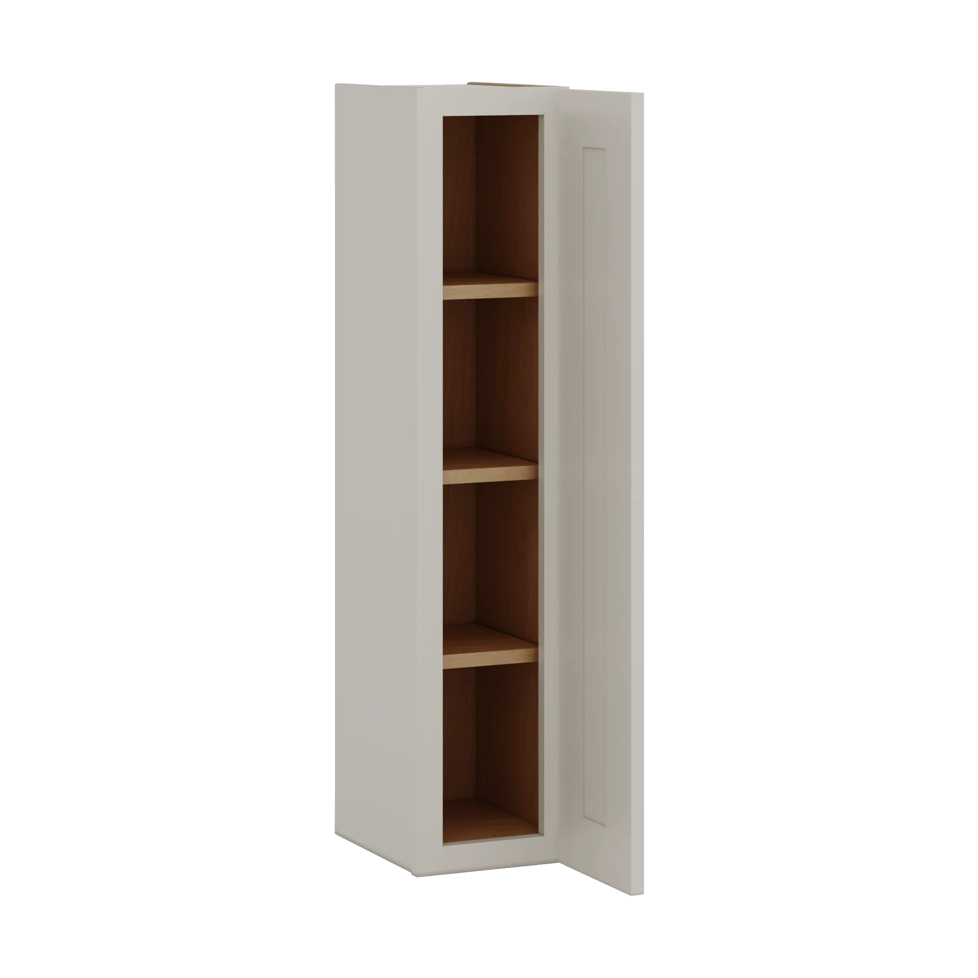 42" Tall Cinder Double Shaker Wall Cabinet - Single Door 9", 12", 15", 18", 21" - Image 2
