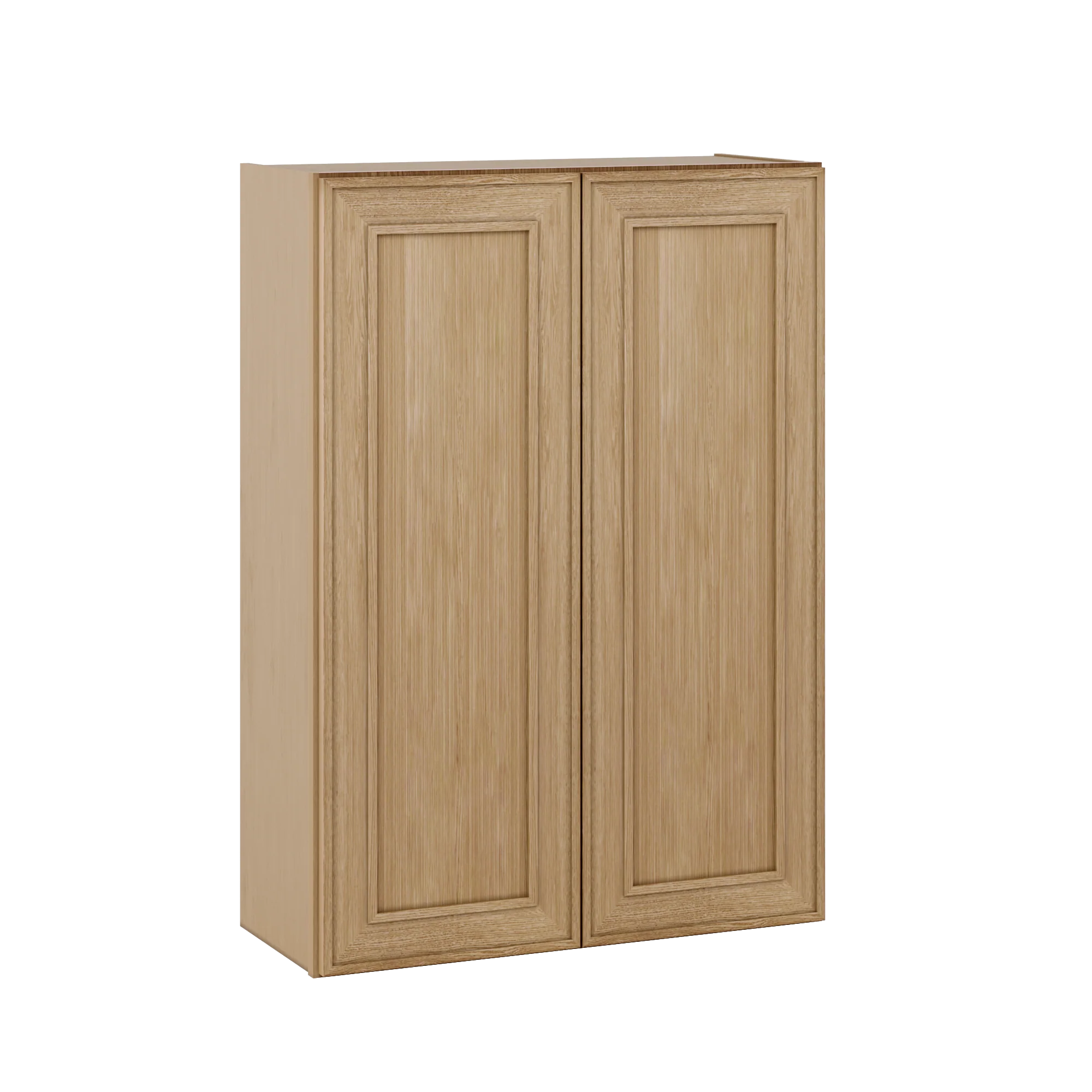 42" Tall Double Door 24", 27", 30", 33" & 36" Wide Elegant Oak Shaker Wall Cabinet - Image 5
