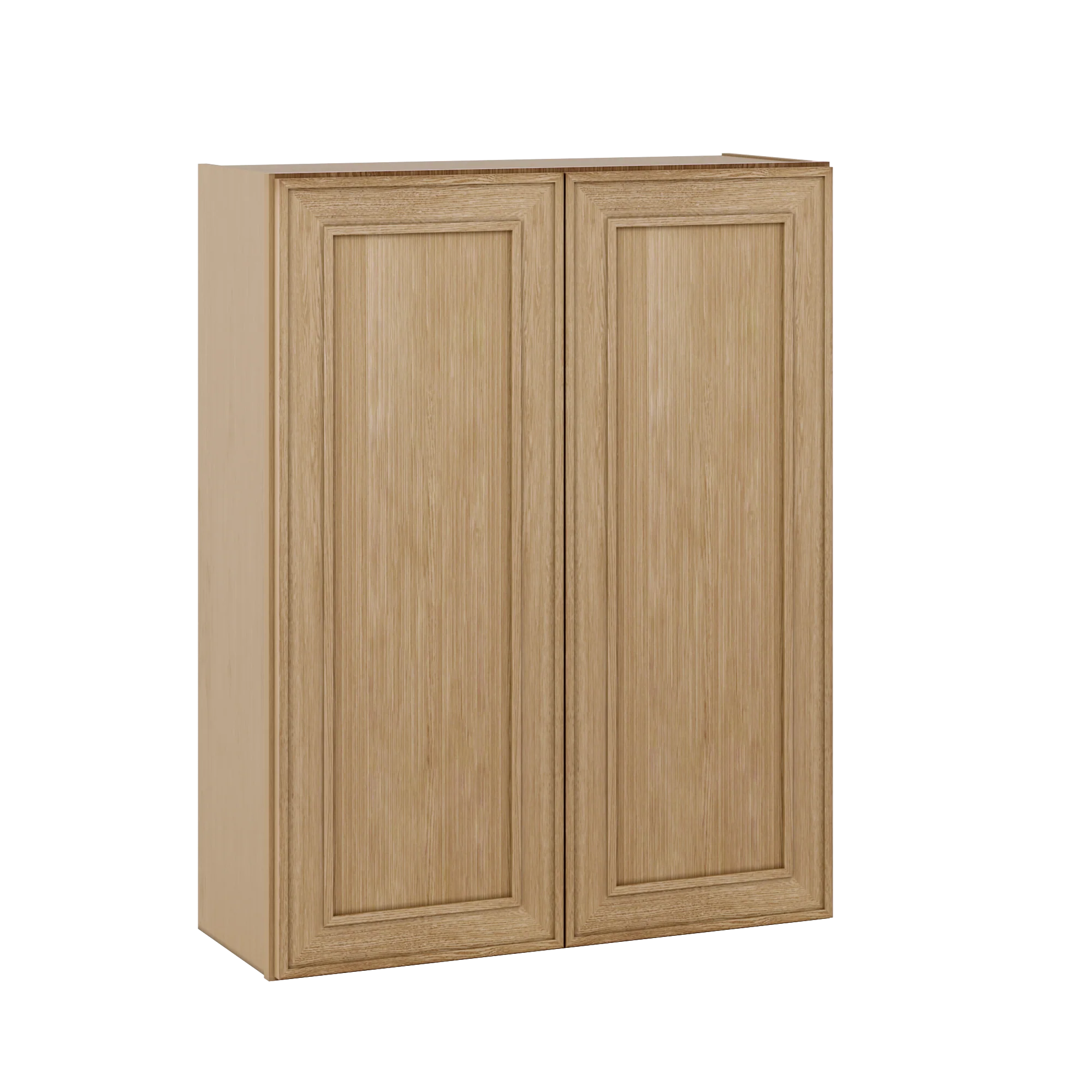 42" Tall Double Door 24", 27", 30", 33" & 36" Wide Elegant Oak Shaker Wall Cabinet - Image 7