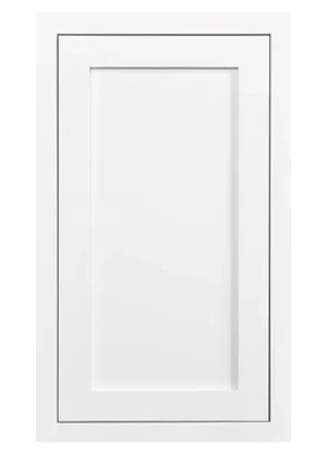 51" Tall 14 " Deep Custom Color Stacker Inset Shaker Wall Cabinet Single Door 9" - 21" Wide Double Door 24" - 36" Wide