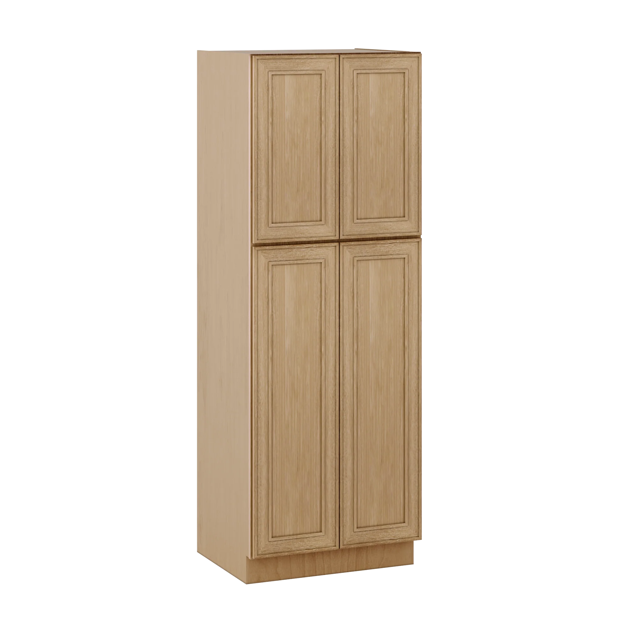 84" Tall Pantry 18", 24", 30" & 36" Wide Elegant Oak Craftsman Shaker 1-1/4" Overlay Cabinet - Image 5