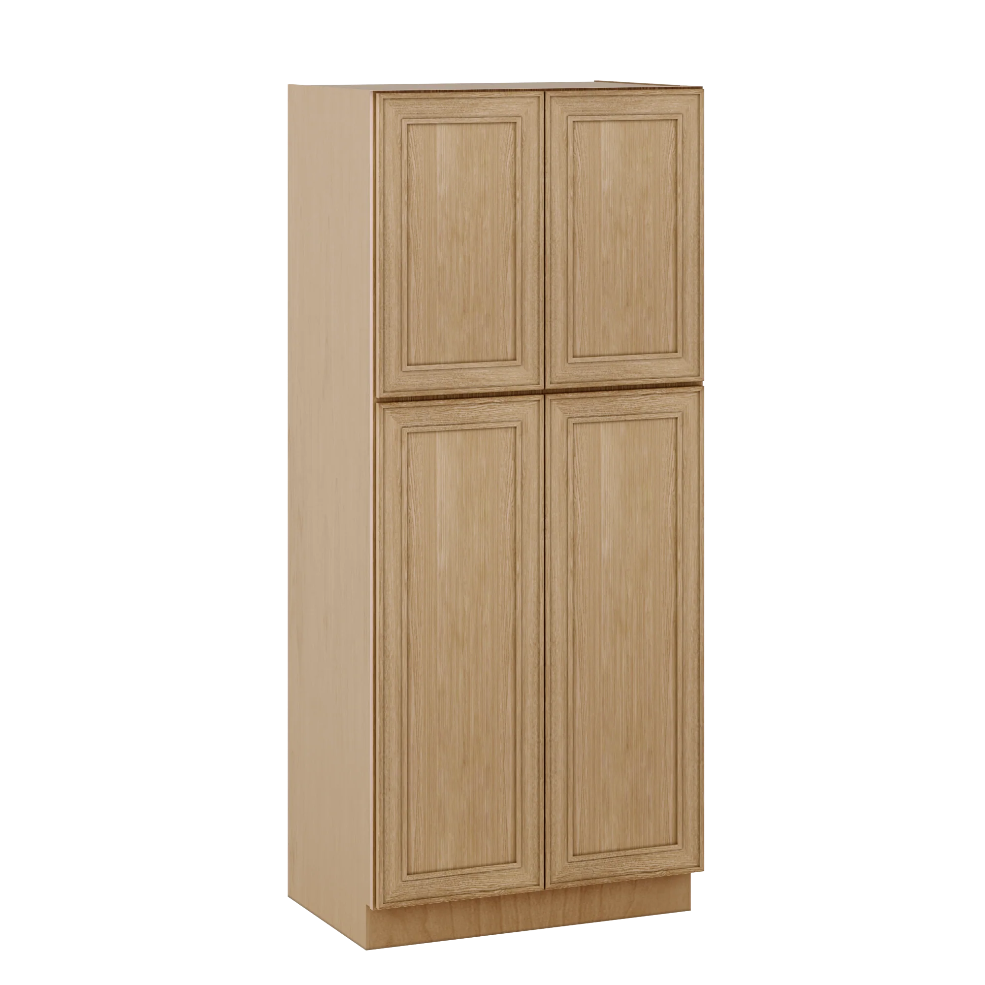 84" Tall Pantry 18", 24", 30" & 36" Wide Elegant Oak Craftsman Shaker 1-1/4" Overlay Cabinet - Image 7