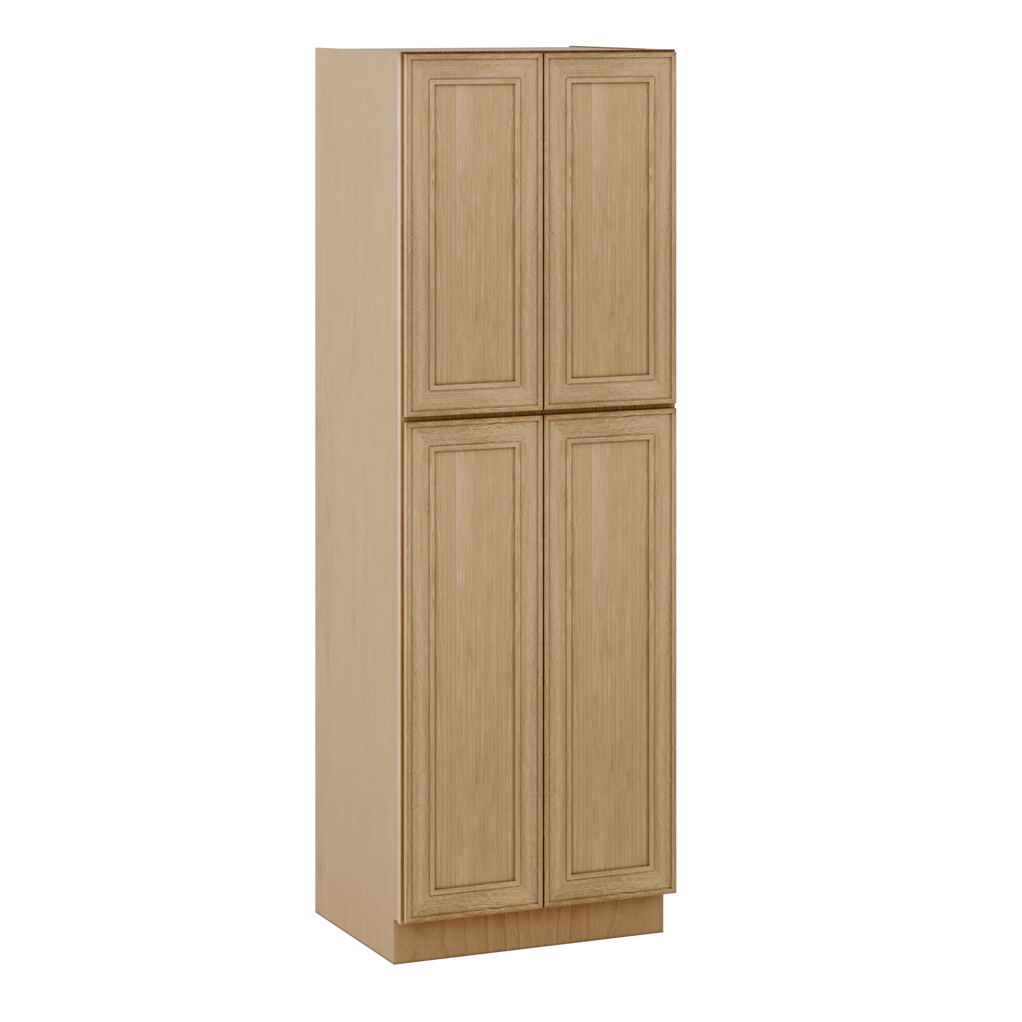 90" Tall Pantry 18", 24", 30" & 36" Wide Elegant Oak Craftsman Shaker 1-1/4" Overlay Cabinet - Image 5