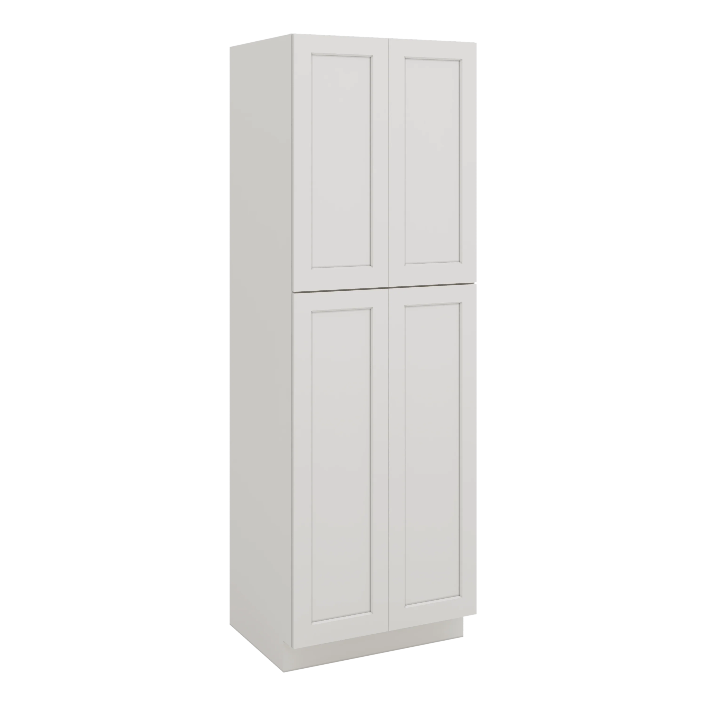 90" Tall Pantry ICE White Shaker 1-1/4" Overlay Cabinet 18", 24" & 30" Wide CWS/CWB - Image 6