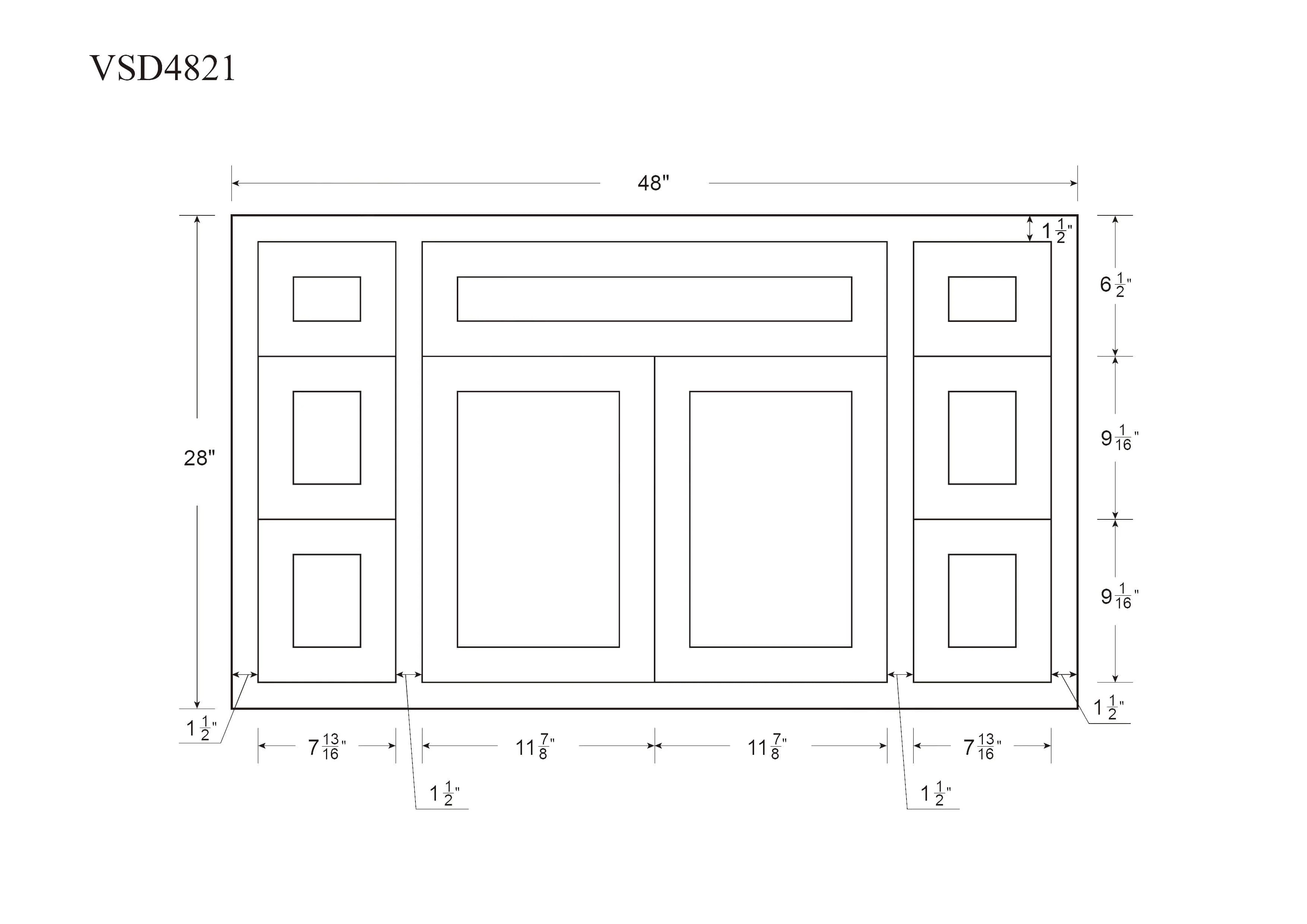 Bathroom Side Drawers Single Vanity Sink Base Tuscan Gray Inset Shaker Cabinets - 48"& 60" Wide 21" Deep - Image 3
