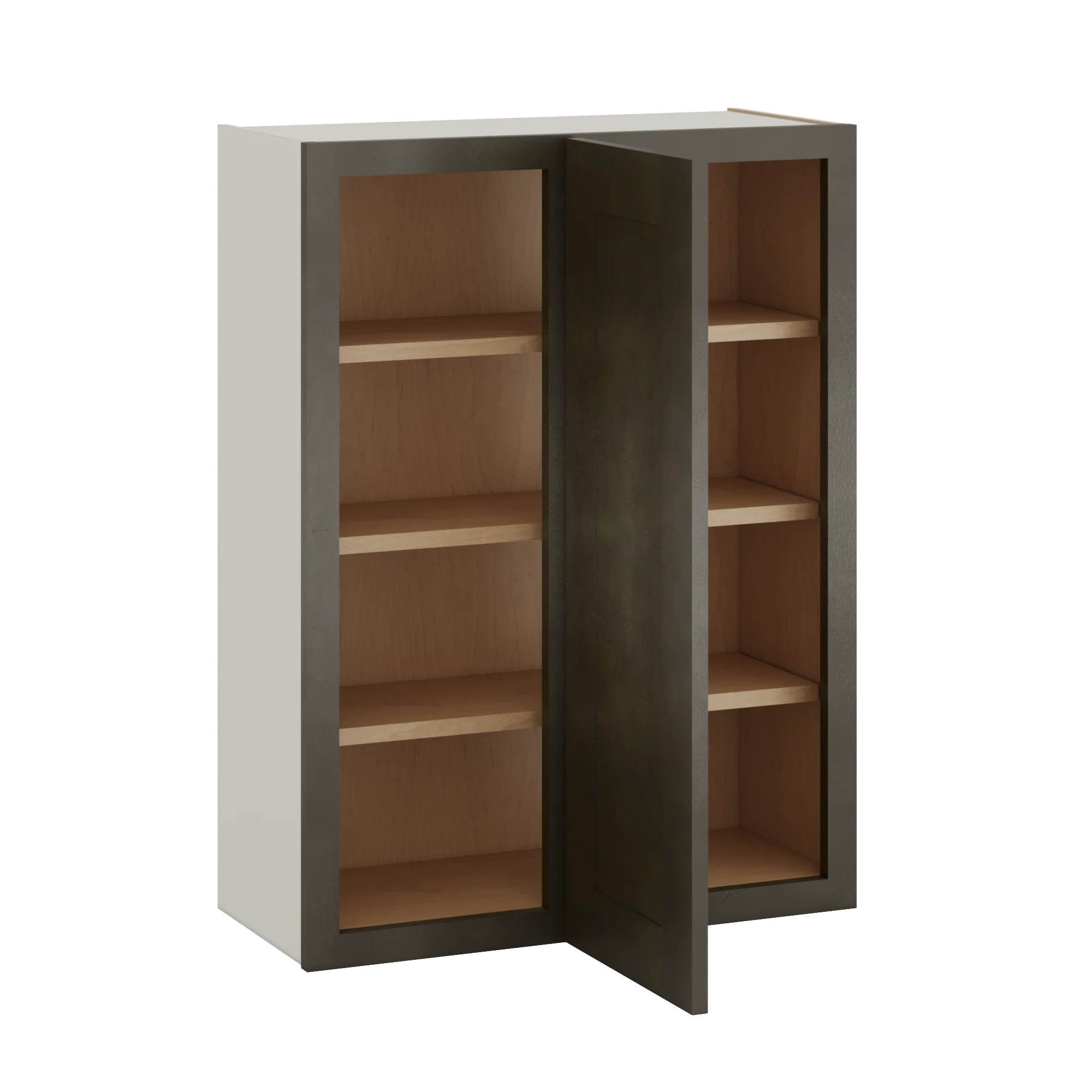 Blind Corner Huntington Cinder Double Shaker Wall Cabinet (left or right) 27" Wide by 30", 36" or 42" Tall - Image 4