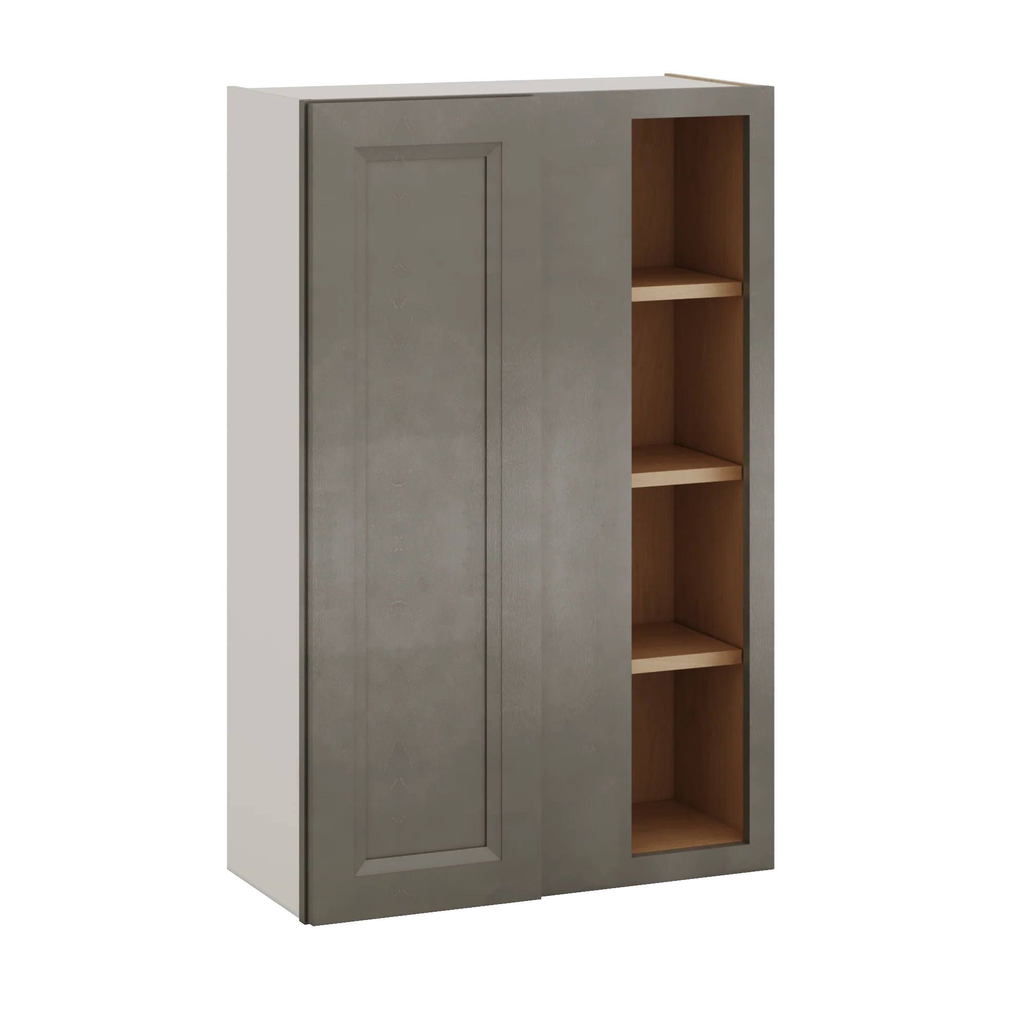 Blind Corner Huntington Cinder Double Shaker Wall Cabinet (left or right) 27" Wide by 30", 36" or 42" Tall - Image 5