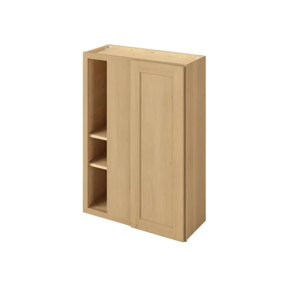 Blind Corner Wall Cabinet Sandstone Birch Shaker 1-1/4" Overlay (left or right) 30"-33" Wide by 30", 36" or 42" Tall - Image 3