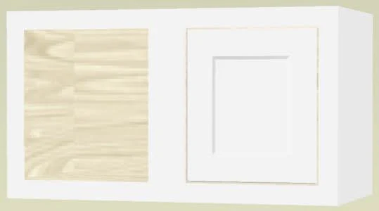 27" Wide Blind Corner Wall Inset Cabinet 9", 12" 15", 18", 21", 24", 27", 30", 33", 36", 39 , 42", 45", 48" & 51" Tall - Image 20