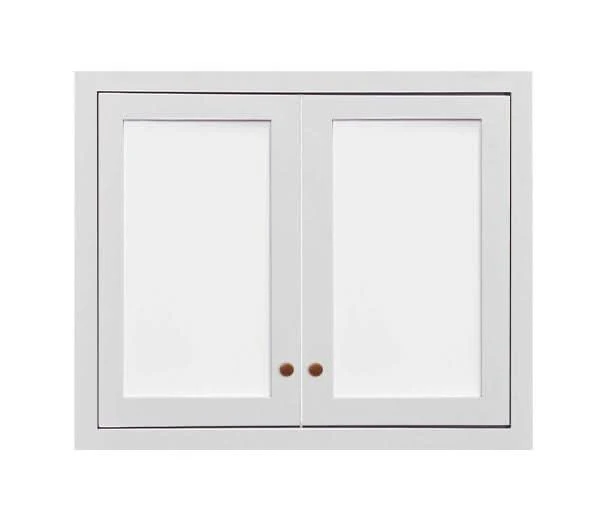 31.5" W 24" D Wall Oven Wall Cabinet Glass Ready - 12", 15", 18", 21" & 24" Tall Custom Color Inset Shaker - Image 6