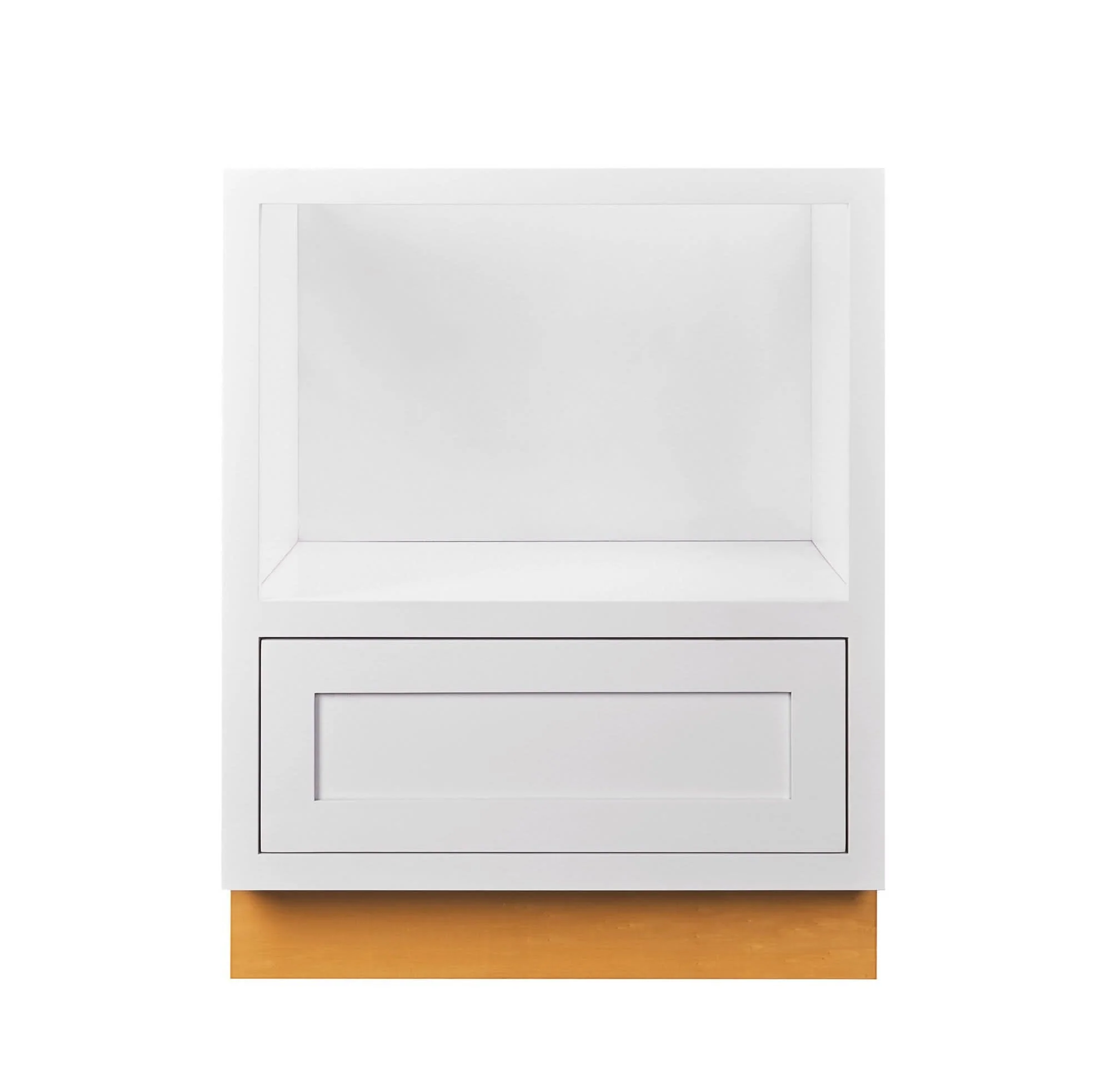 Microwave Base Cabinet - 27" & 30" Wide Custom Inset