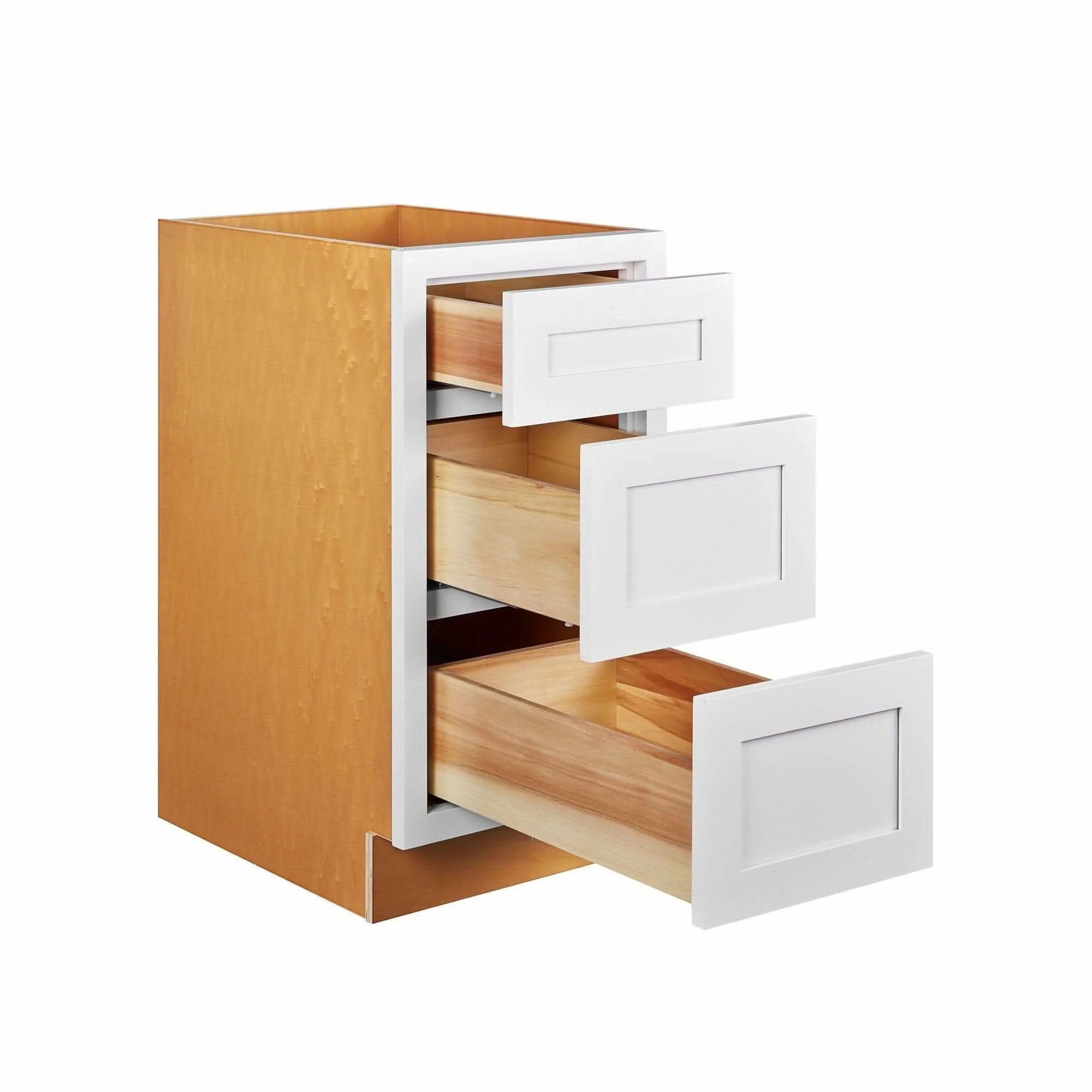 Custom Vanity Drawer Base Cabinet - 12", 15", 18", 21", 24" & 27" Inset Cabinet - Image 2