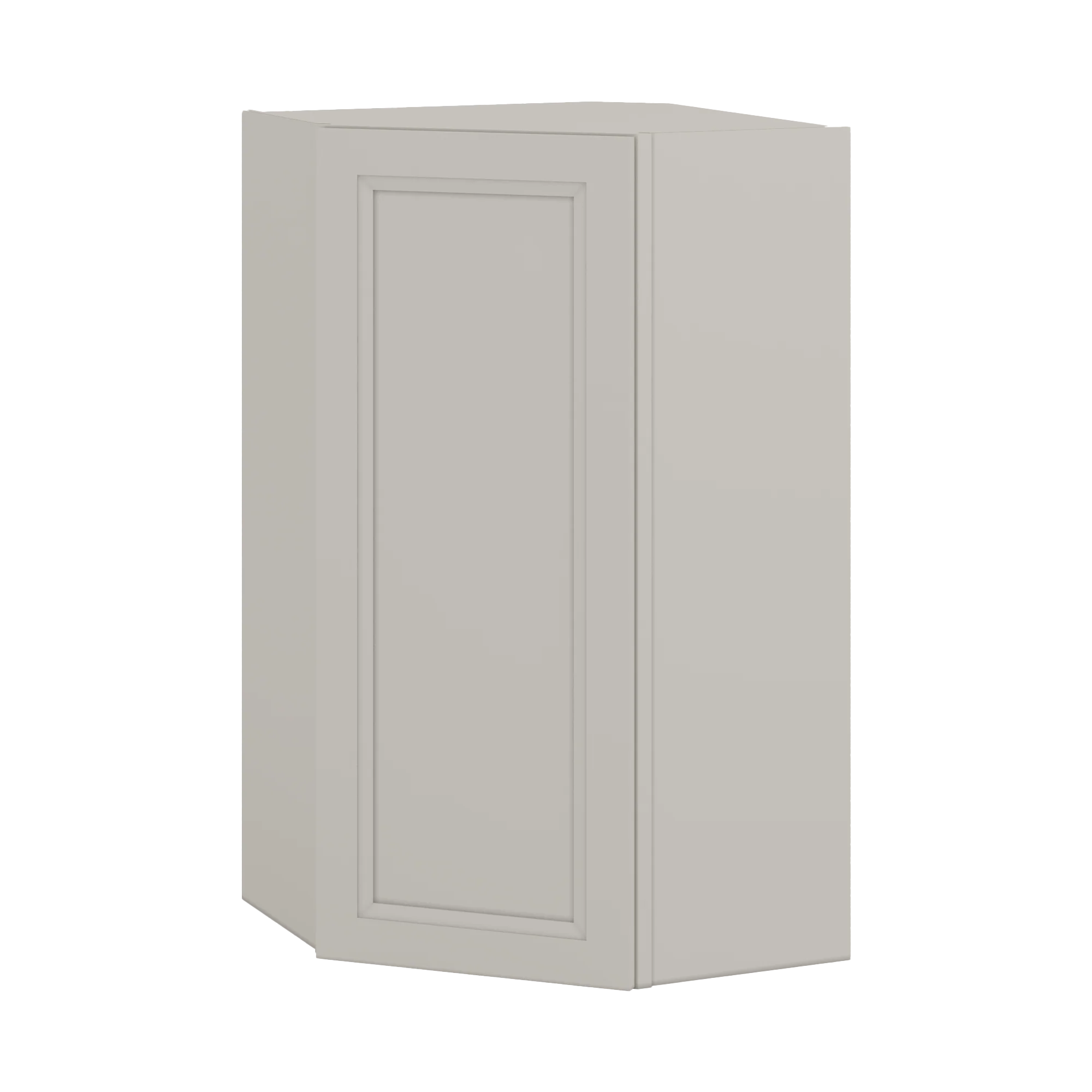 Diagonal Corner 27LGDS Laguna Gray Double Shaker Wall Cabinet 24" Wide by 30", 36" & 42" Tall - Image 5